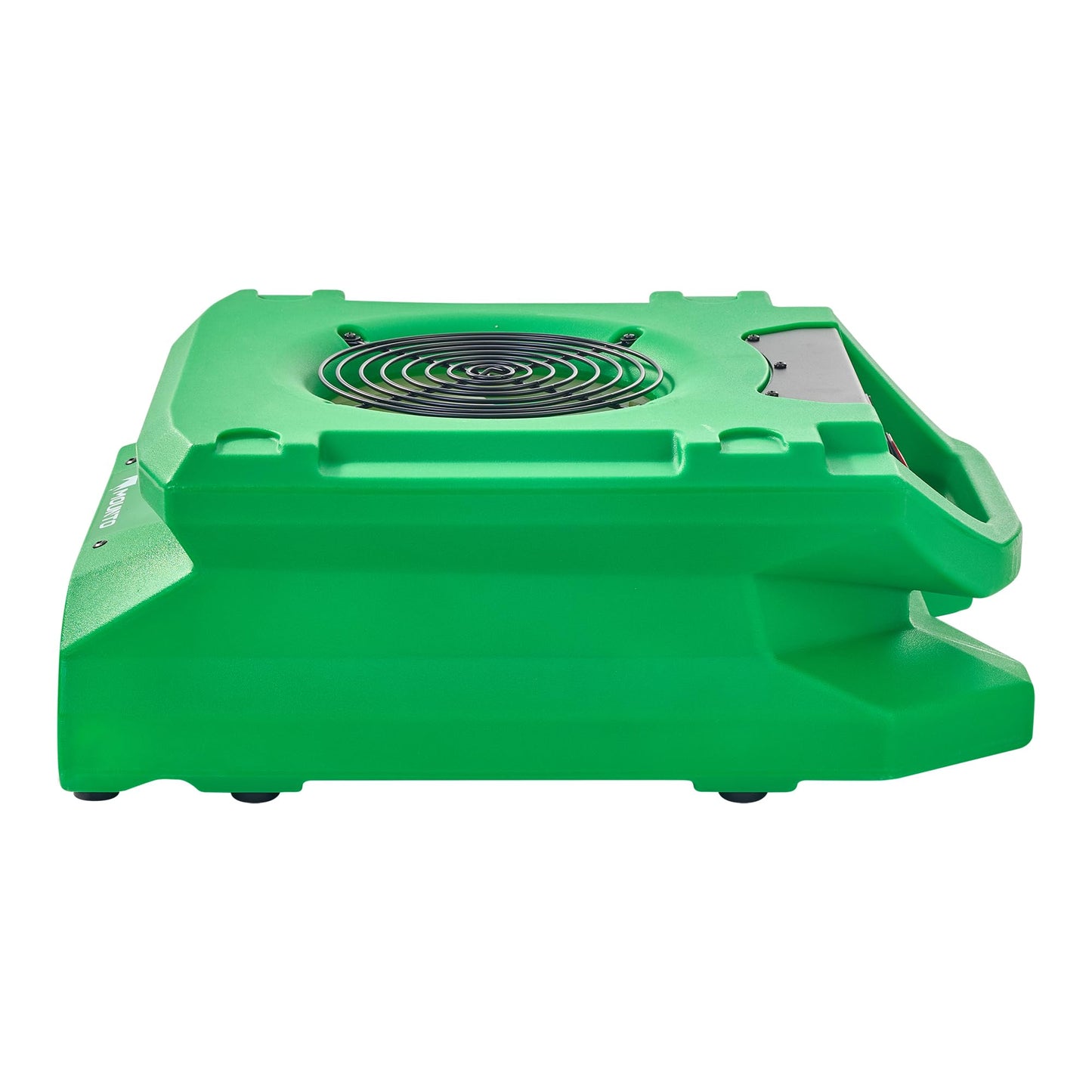 MOUNTO 1/4 HP 1200 CFM Low Profile Air Mover, 2-Speed Carpet Dryer Floor Fan with Dual GFCI Outlets, Stackable Lightweight Blower for Water Damage Restoration (Green)