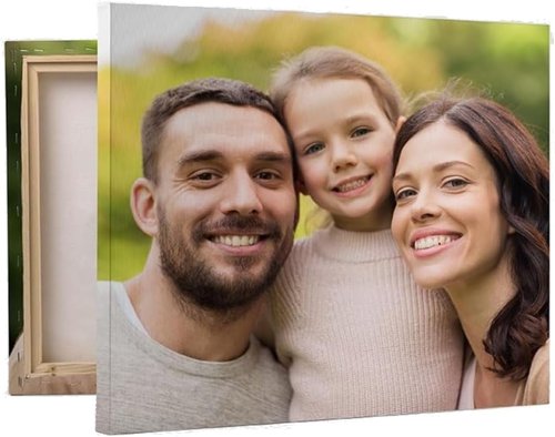 Canvas On Demand Custom Canvas Prints - Personalized Photo Wall Art for Family, Weddings & Pets | 10x8 Inch