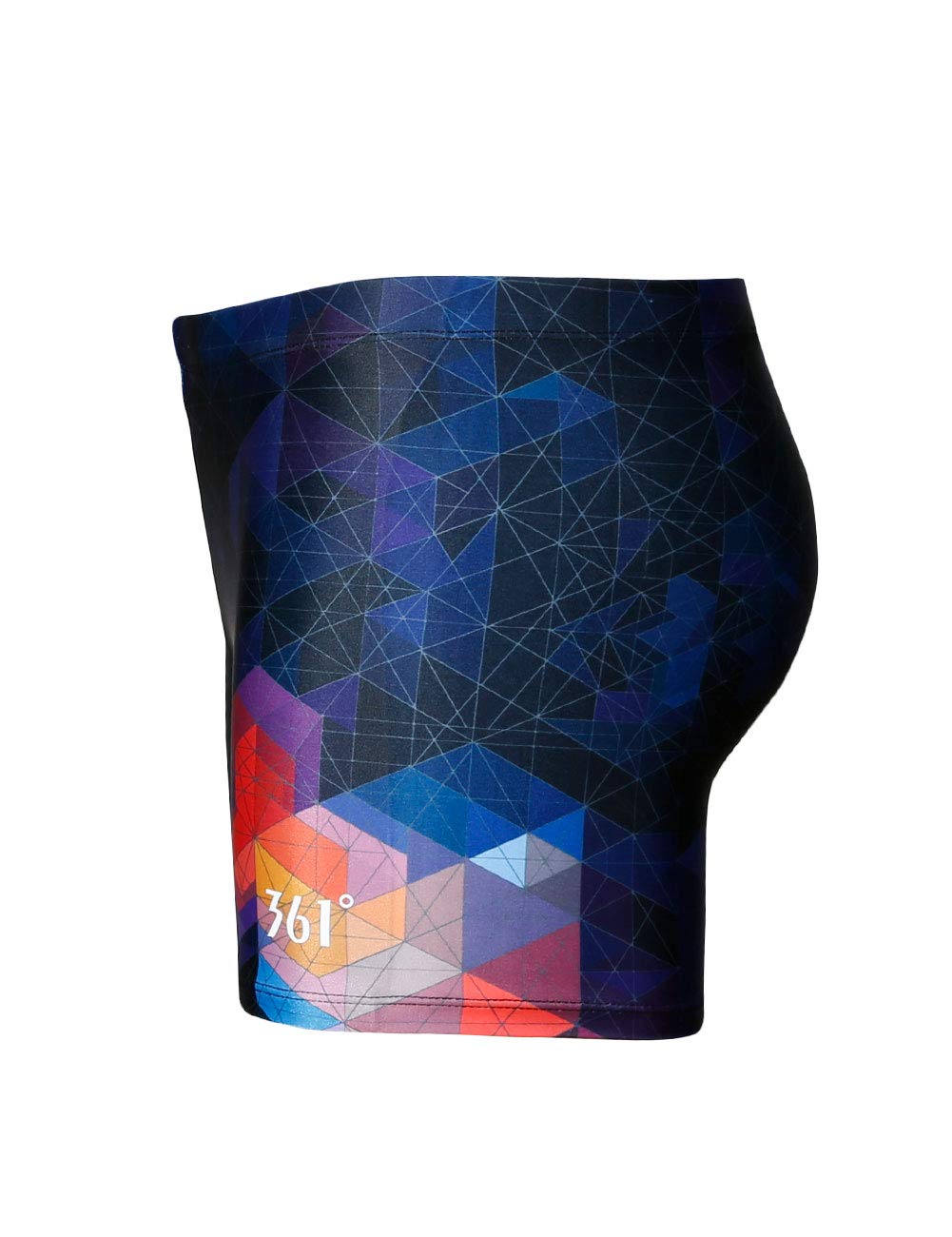 361º Swim Jammers for Men,Pro Racing Training Swimsuit, Square Leg Chlorine Resistant Mens Swim Jammers. Blue