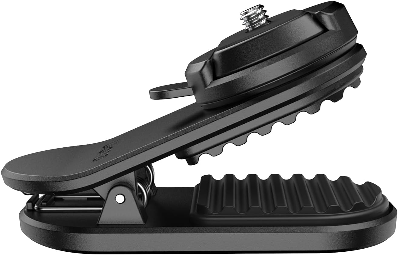 ULANZI CK02 Backpack 1/4" Insta360, Cka Quick Release Camera Mount Clip, Magnetic Mount Stand with Standard Thread