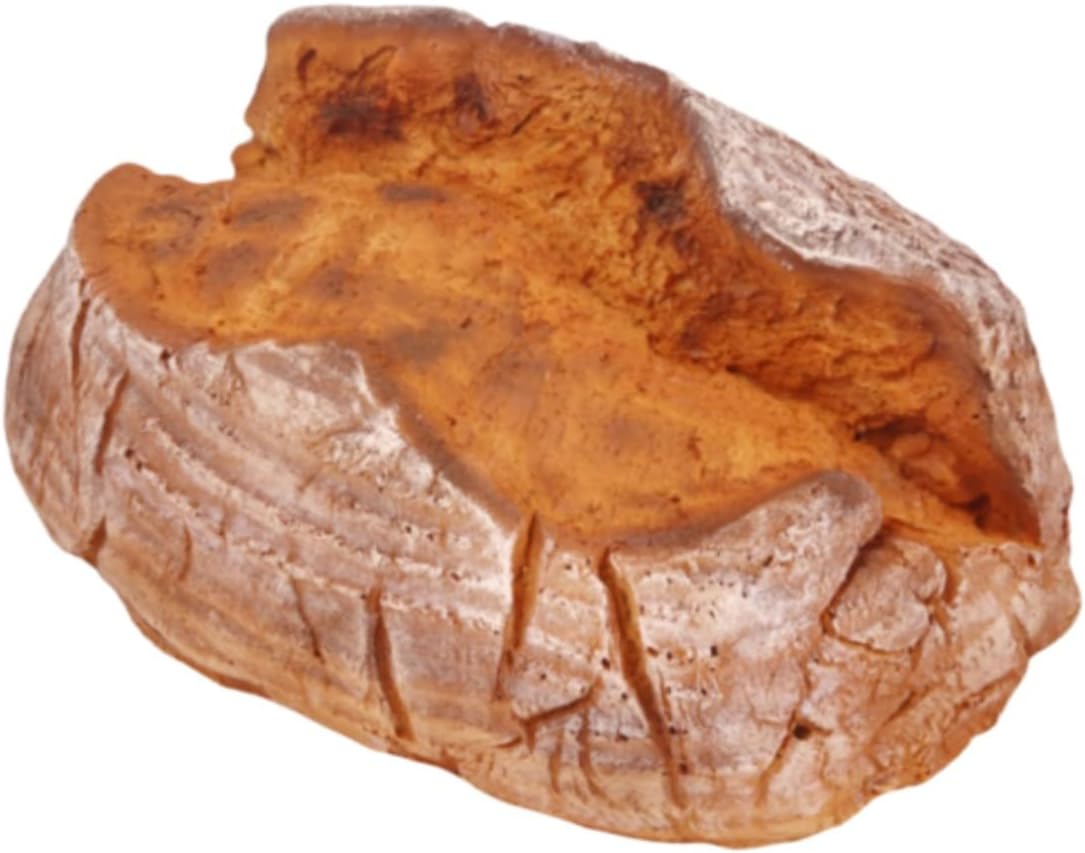 Generic (B22) Realistic Fake Bread for Store Sample Display, Highly Simulated PU Artisan Loaf for Retail Shelves