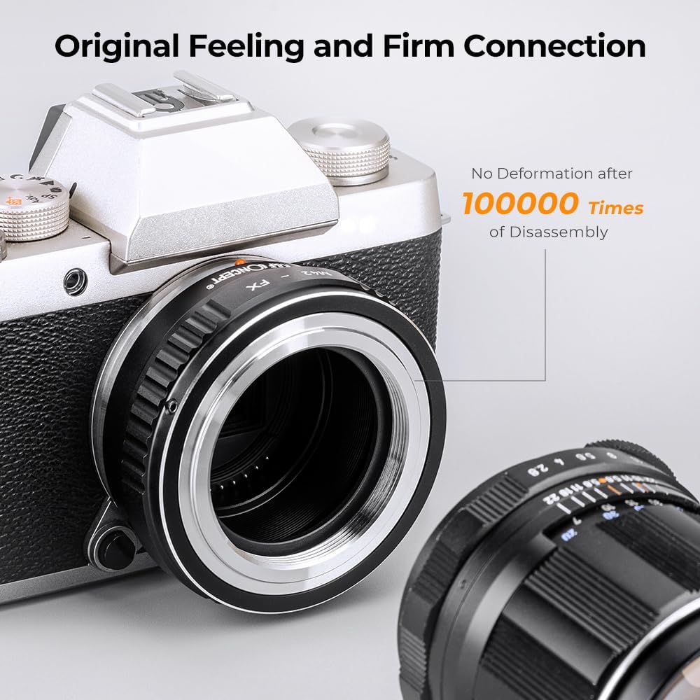 K&F CONCEPT M42 42mm XPro1 X-Pro1 Lens Mount Adapter Ring Screw to Fuji Fujifilm FX Camera