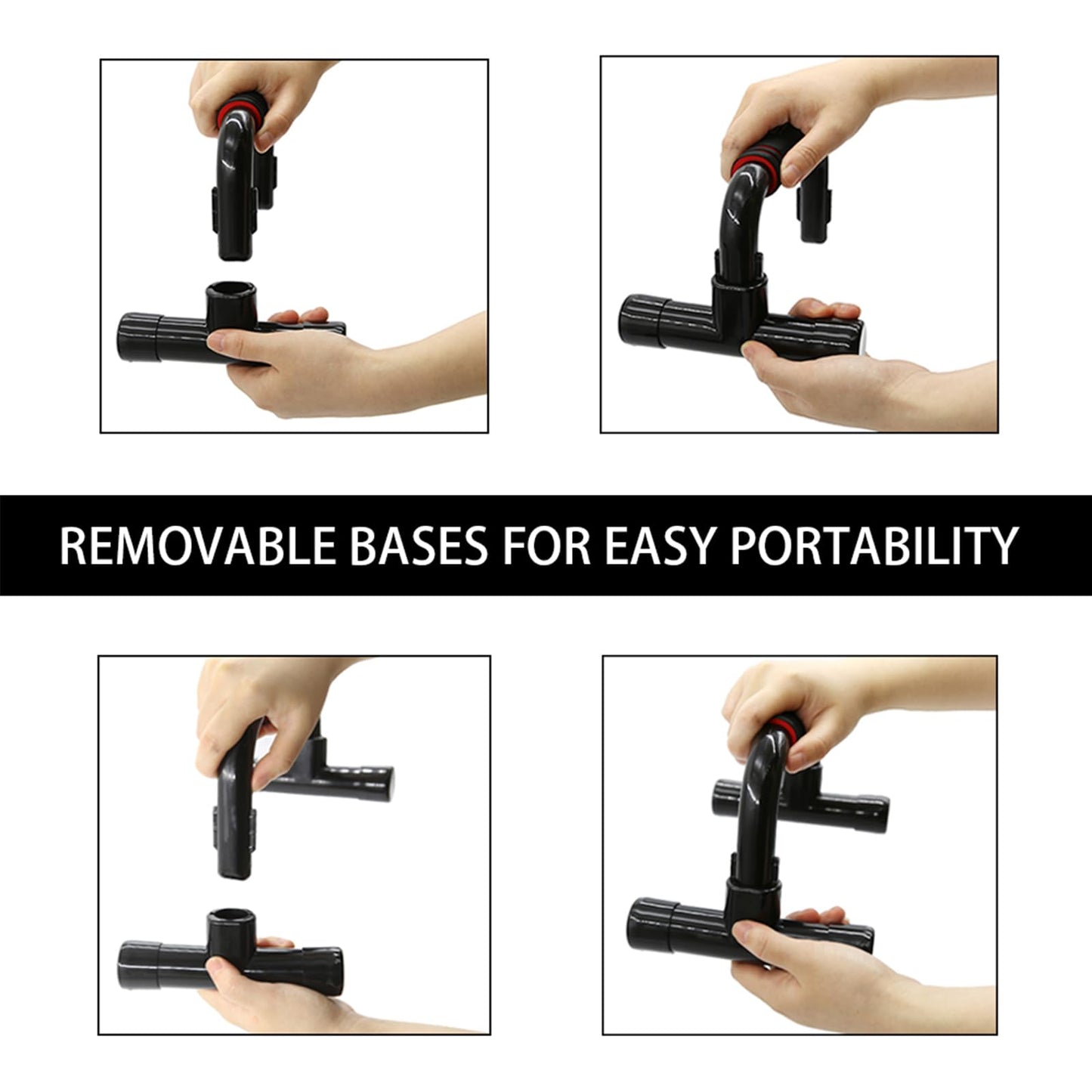 Push Up Bars Strength Training - Workout Stands With Ergonomic Push-up Bracket Board with Anti-Slip Sturdy Structure Portable for Home Fitness Training, Push Up Stands Handle for Floor Workouts