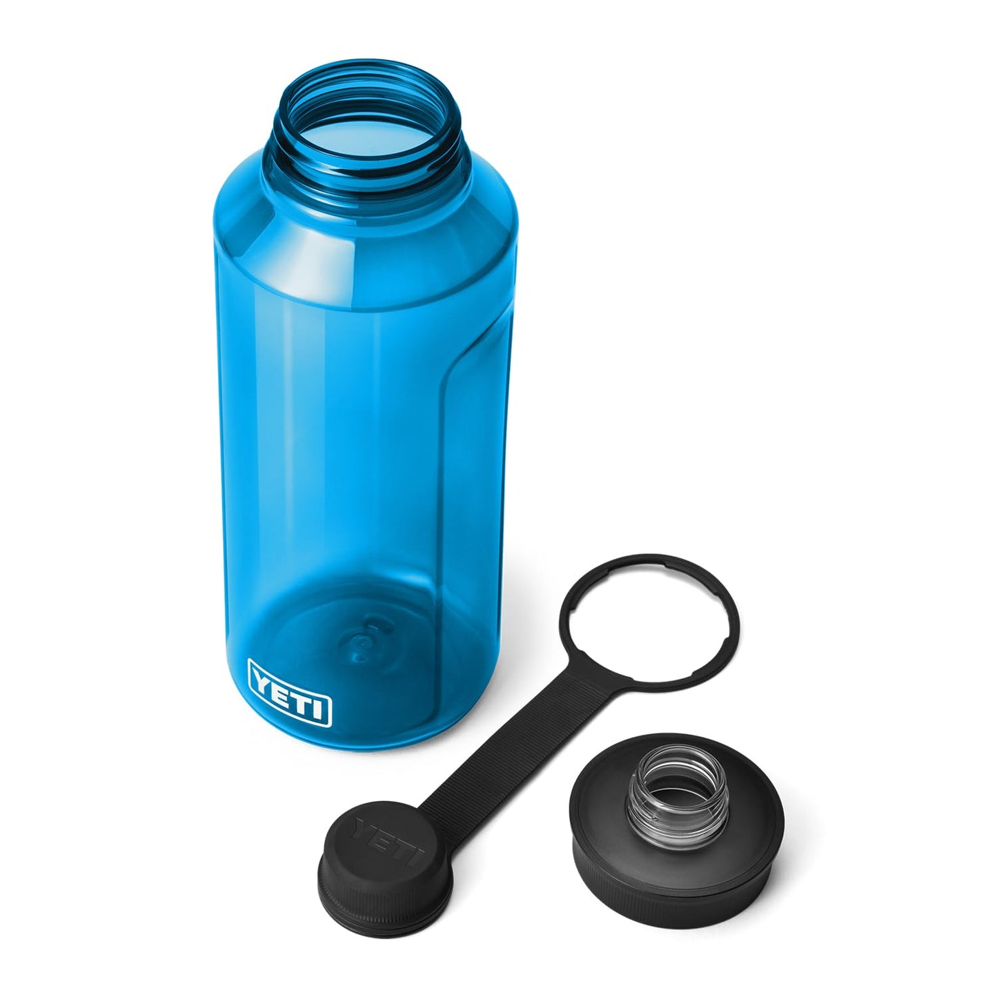 YETI Yonder 1.5L/50 oz Water Bottle with Yonder Tether Cap, Big Wave Blue