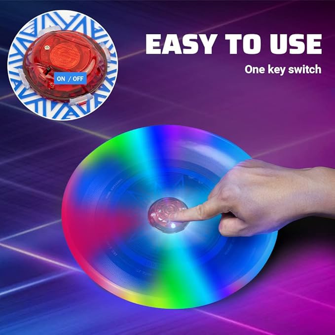 Eastgoing Outdoor Flying Disc 175 Gram, 10.75 Inch Sport Disc ，Loads of Colors Available, Suitable for Competitions, Team Flying Disc for Beach, Park, Pet, Camping and More,