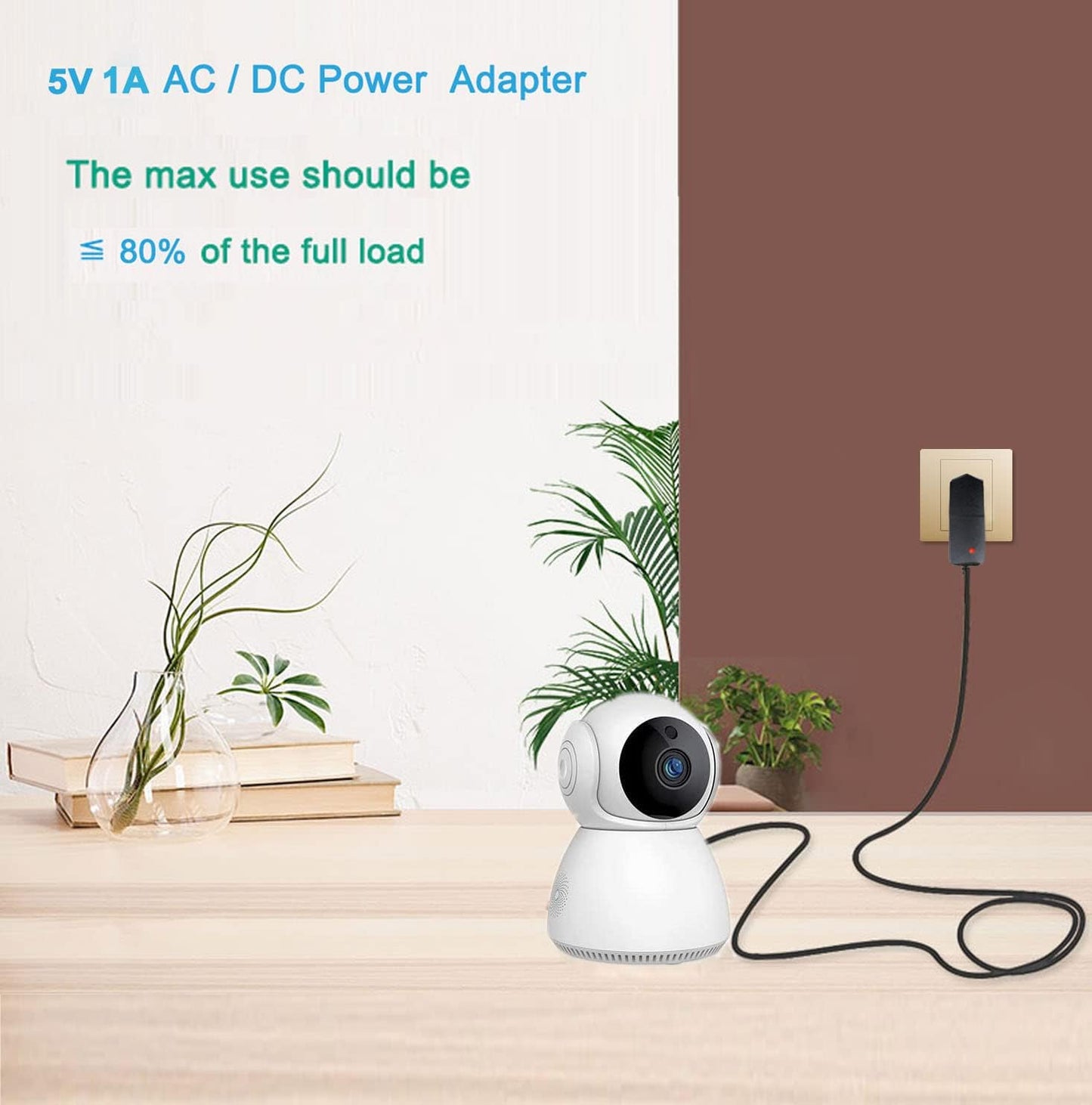 MTYTOT 5V 1A 10ft 100V-240V 5 1Amp 0.5A 8TIPS (10ft Long Power Supply Adapter AC to DC Volt Replacement Power Cord