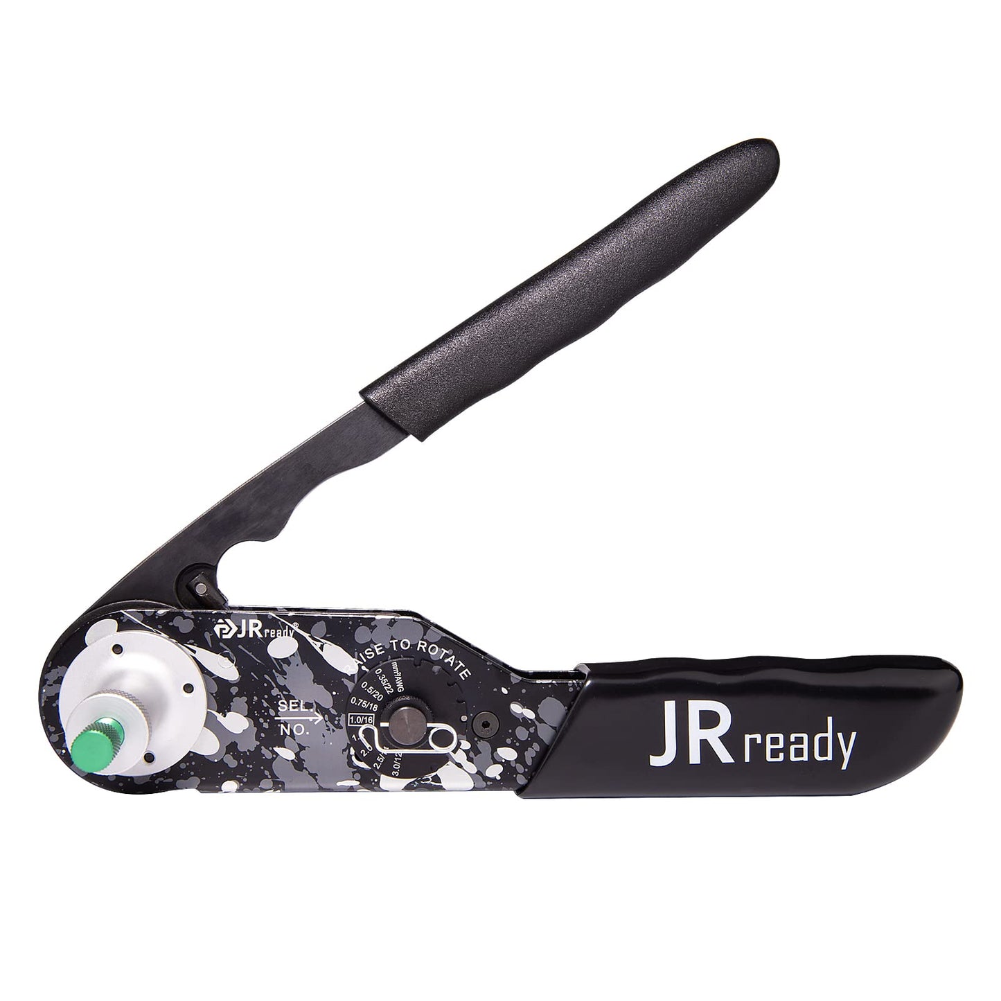 JRready NEW-DT2 Deutsch Crimp Tool for DTP, DT, DTM Connectors, Size 12, 16, 20 Solid Contacts. Equivalent to HDT 48 00 Deutsch Crimper(12-22AWG)