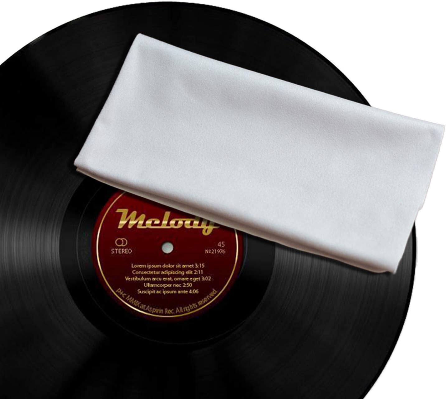 Lucausd 15''x15'' 5 Pack Record Cleaning Cloth, Big Size Anti-Static Microfiber Lint Free Cleaner for LP Vinyl Record
