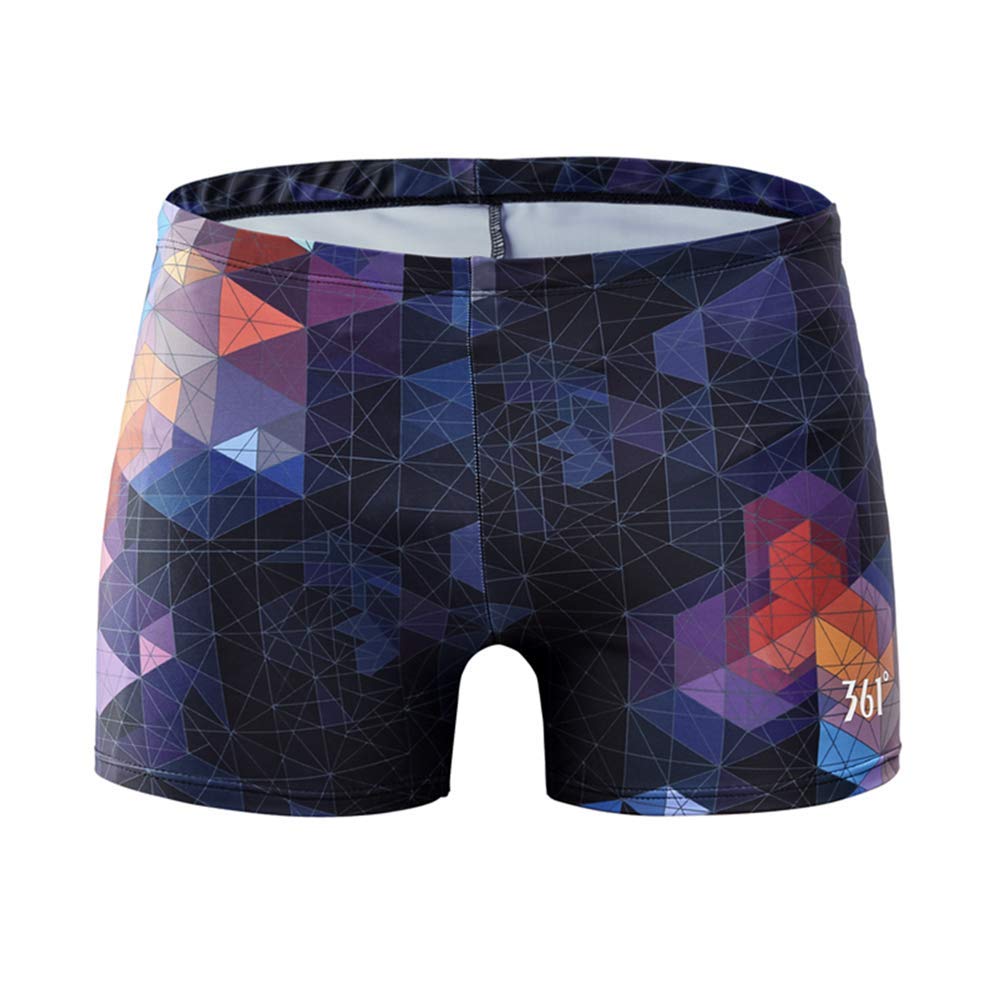 361º Swim Jammers for Men,Pro Racing Training Swimsuit, Square Leg Chlorine Resistant Mens Swim Jammers. Blue