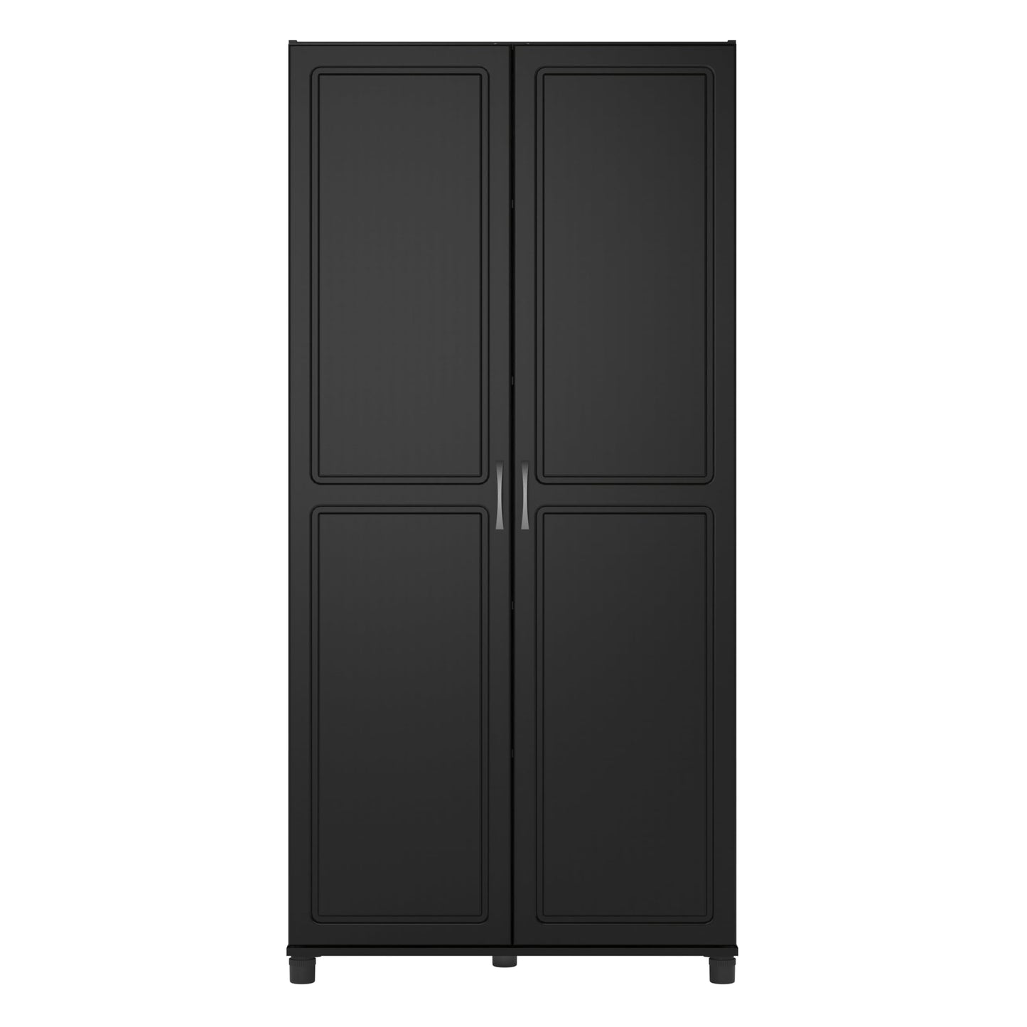 Systembuild Evolution Kendall 36" Utility Storage Cabinet, Black