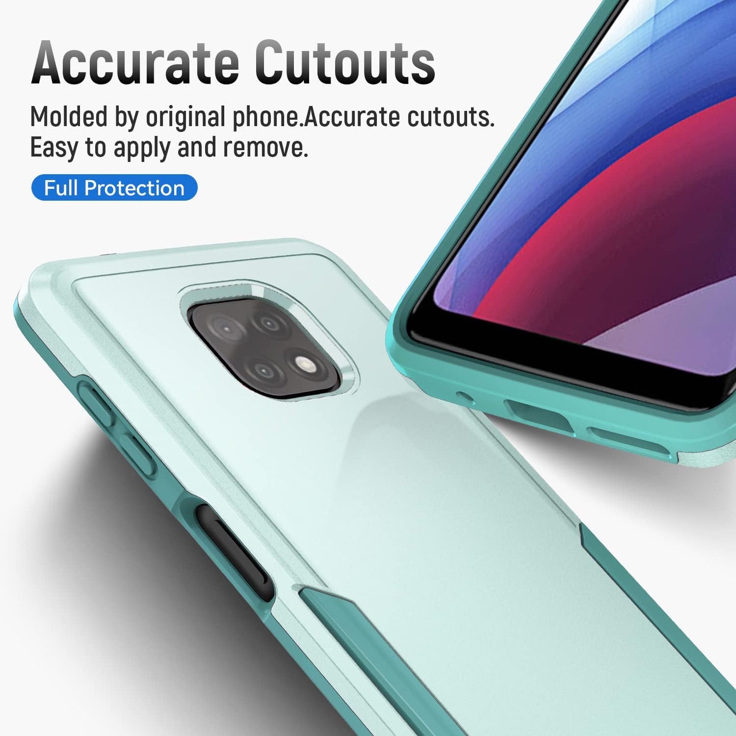 Asuwish 2021 21 5G XT2117-4 Phone Case for Moto G Power with Tempered Glass Screen Protector Cover and Slim Thin Hybrid