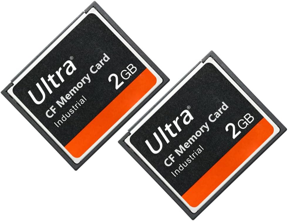 LILIWELL 2GB 2GB (2Pack) High Speed CF Card Ultra CF Memory Card Original SLR Camera Card Designed for Photographers