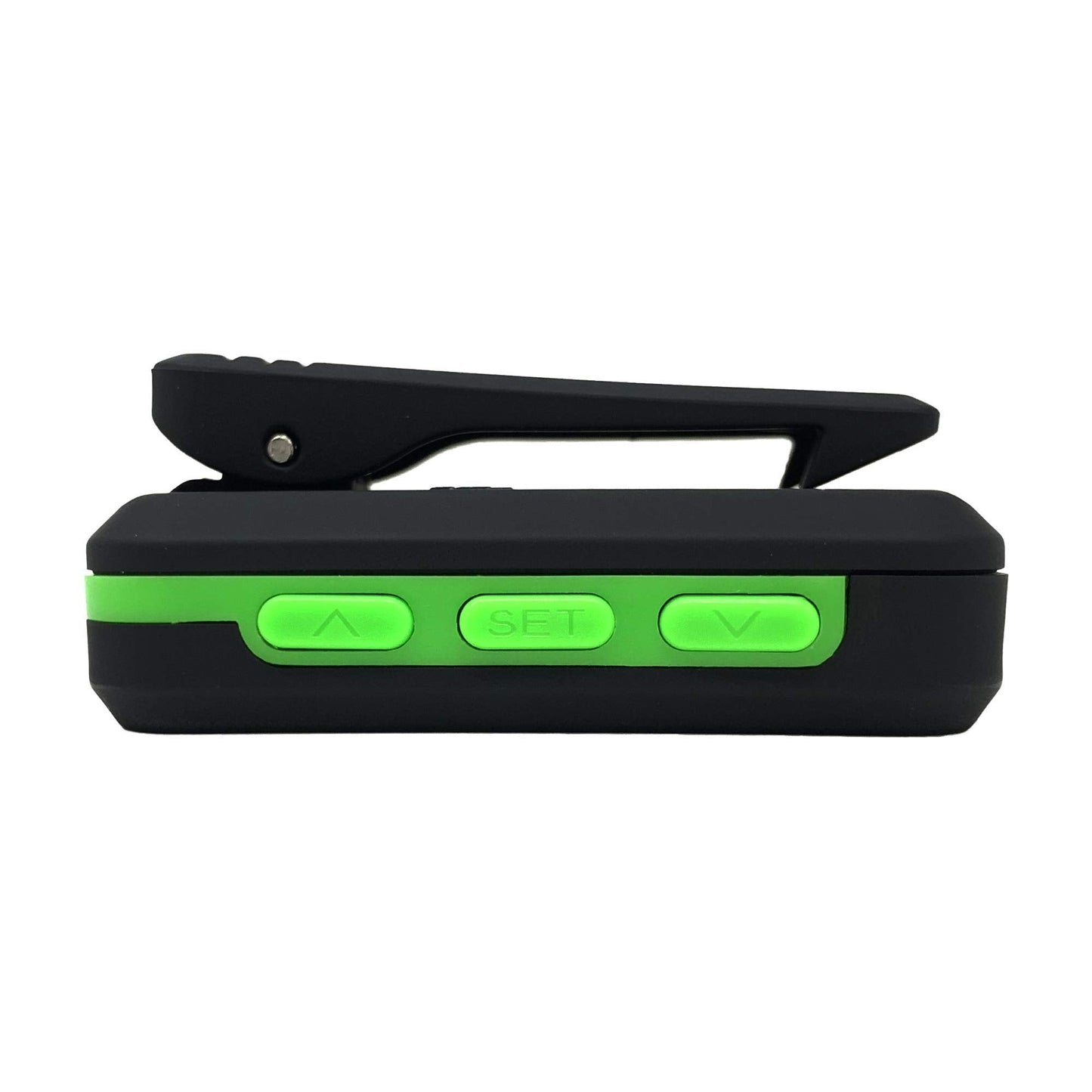 Gymboss Plus Interval Timer and Stopwatch and Gymboss Strap - Bundle (Black with Green Buttons)