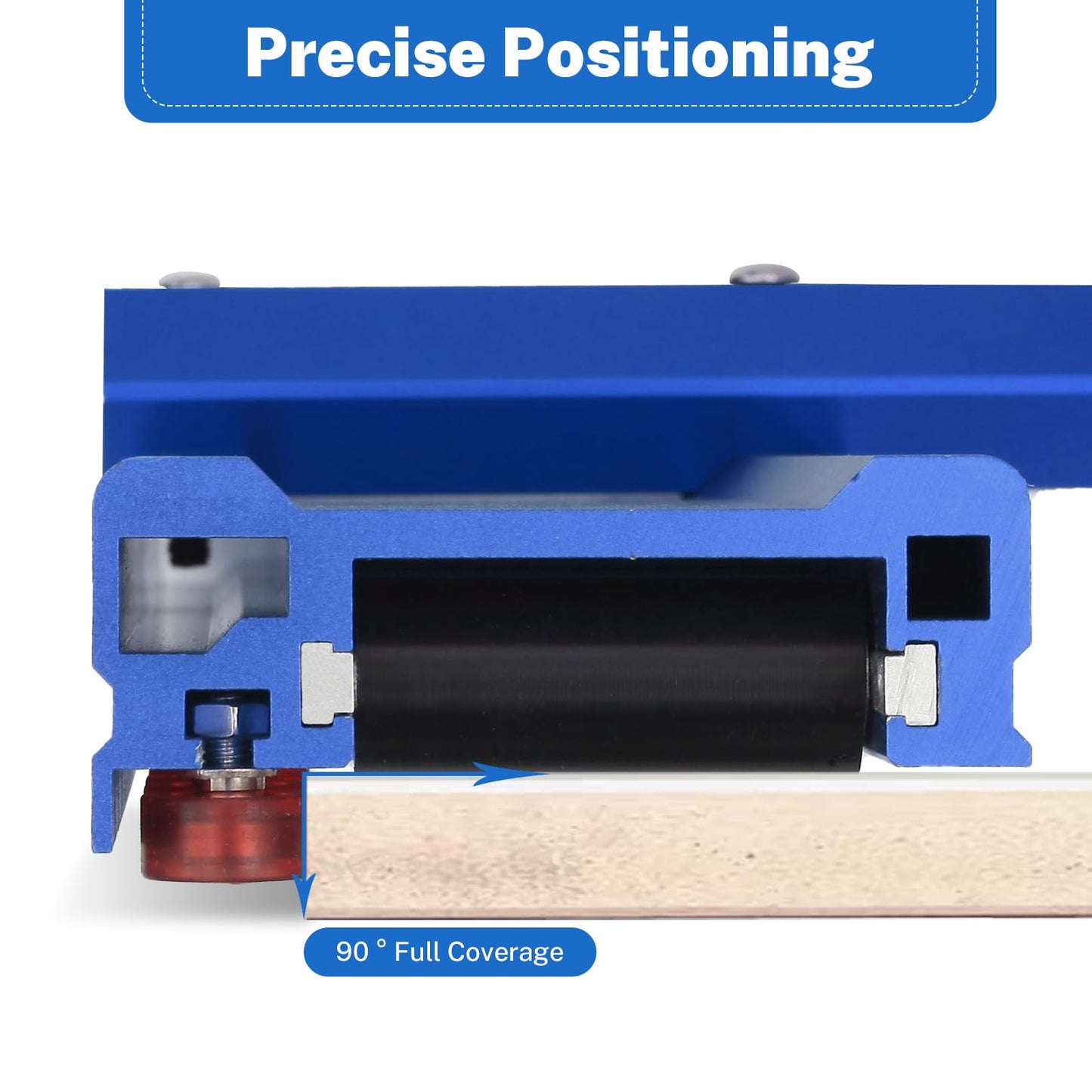 Manual Tile Cutter with Tungsten Carbide Scoring Wheel | 35.4" Precision T-Bar Cutter for Porcelain & Ceramic Tiles | Portable Design with Aluminum Ruler & Plier (Blue)