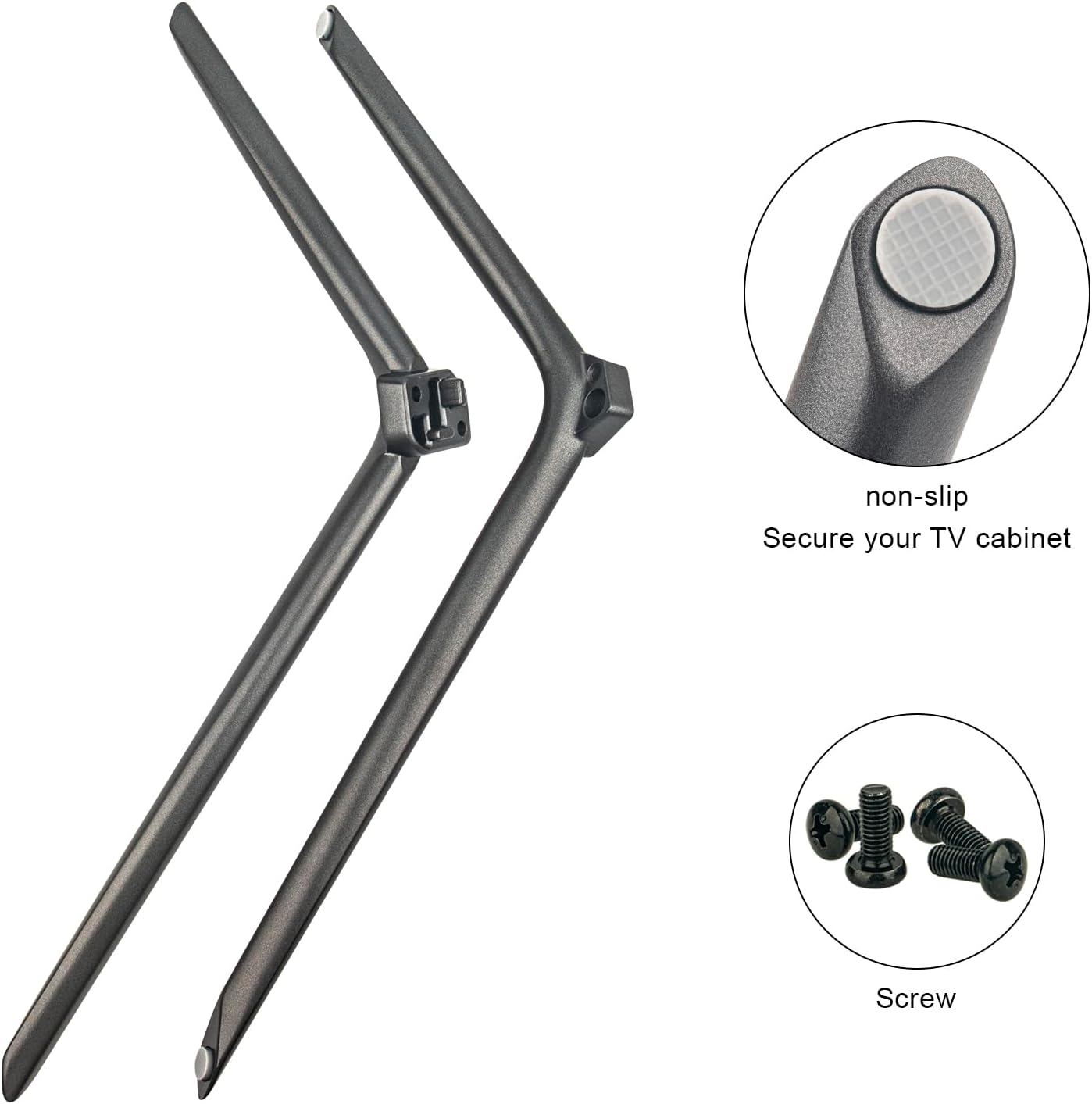 AIDITIYMI 75H8G HU75A6860FUW 75 Inch H8G 4K 2020 TV Base Stand, TV Stand Legs Replacement Compatible with Hisense Class