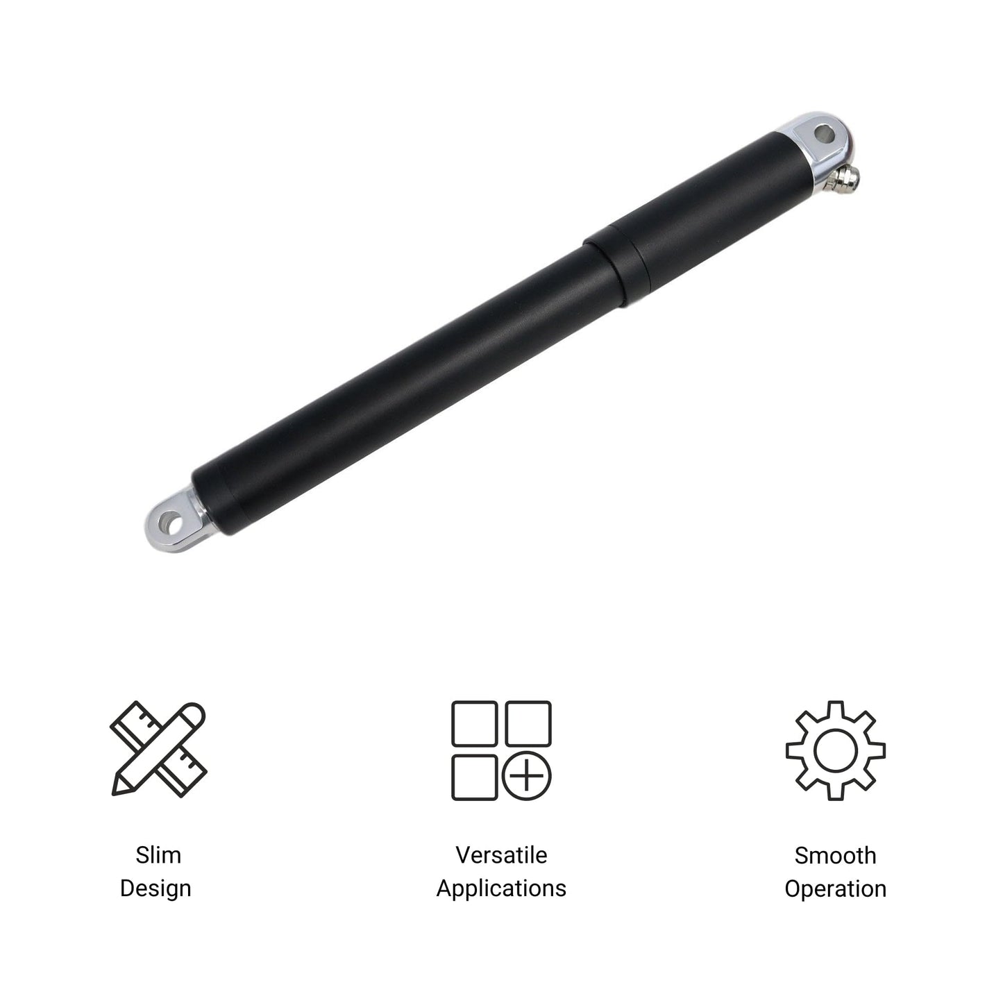Progressive Automations 12V Linear Electric Actuator - 24 inches Stroke, 22 lbs Force, Waterproof IP67M Linear Actuator with Tubular Design for Outdoor, Marine, Agriculture, PA-06