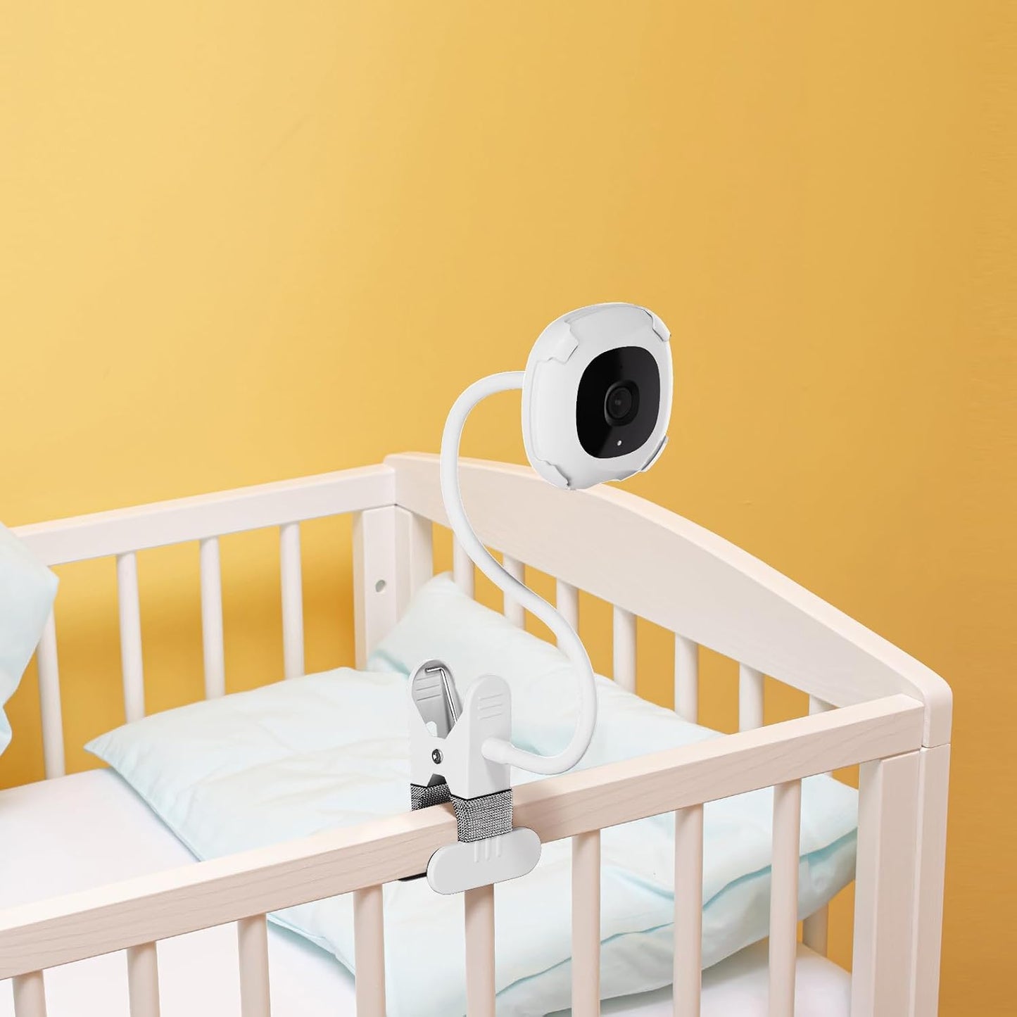 16.9in honecumi Baby Monitor Clip Mount Compatible with Nanit Pro Smart Baby Monitor & Flex Stand, Flexible Gooseneck