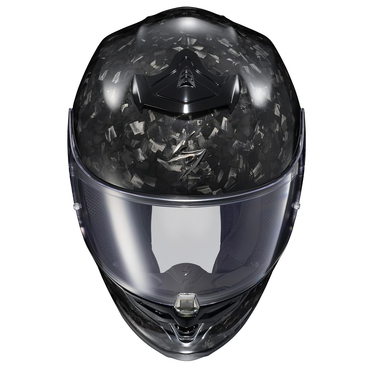 ScorpionEXO R1 Air Carbon Fiber Full Face Motorcycle Helmet with Pinlock Shield Bluetooth Ready Speaker Pockets DOT ECE Onyx (Onyx Gloss Black - X-Large)