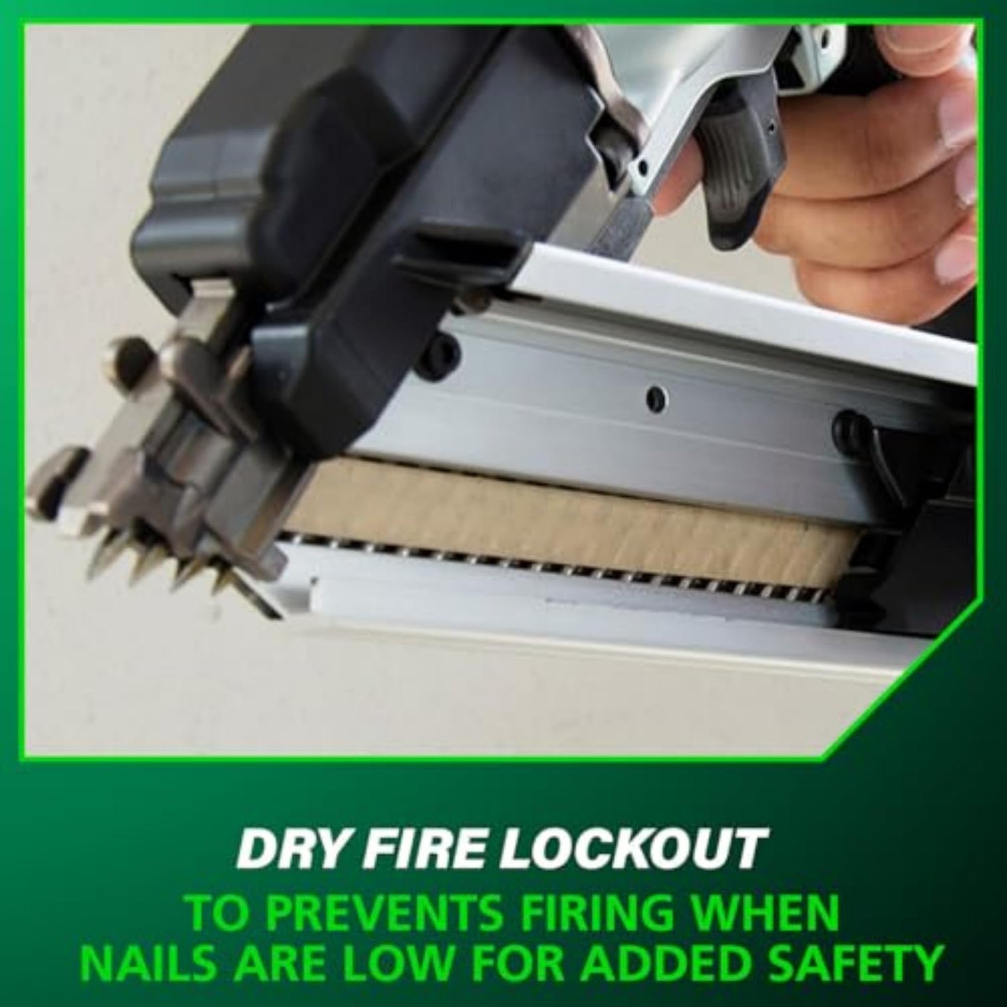 Metabo HPT Strap-Tite Metal Connector Nailer, Pro-Preferred Pneumatic Power Nailers, Connector Tool for Pre-Punched Connectors, 36° Short Magazine, 1-1/2″ to 2-1/2″, NR65AK2S
