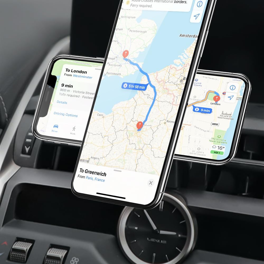 BEERTE 300h 300 200t 2015-2021 17 16 15 14 13 Fits MagSafe Car Mount Fit for Lexus NX Hands Free Magnetic Car Phone