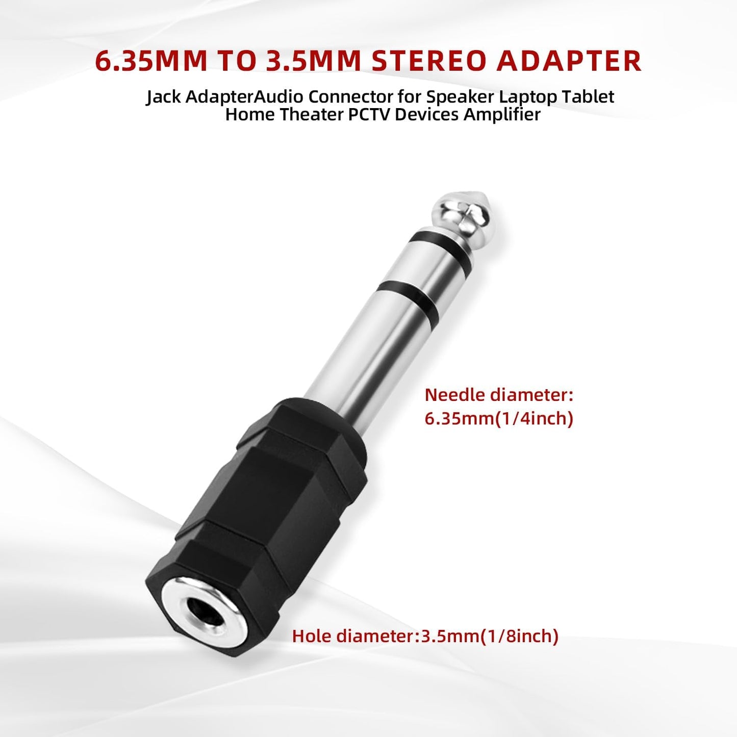 SolidSS 2 Pack 3.5mm 1 Gold Plated Stereo to Audio Splitter,Stereo Male and Accessory,Dual RCA Female Audio Branch