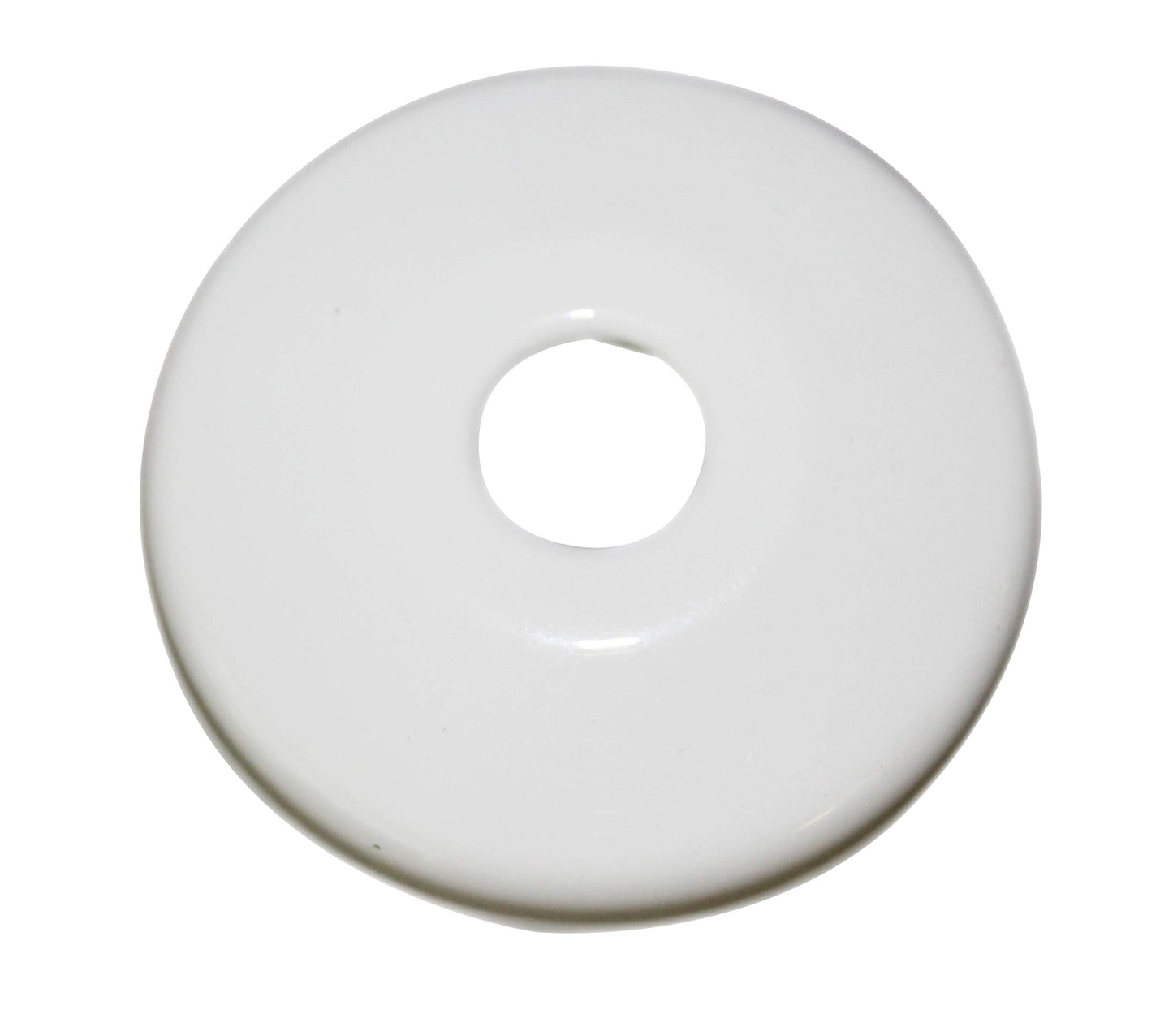 Westbrass D105KFH-24-50 5/8" x 3/8" OD x 20" Flat Head Toilet Riser Supply Line Kit with Round Handle Angle Supply Shut Off Valve, Powder Coat White (24-Pack)