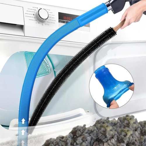 2026 Upgraded Dryer Lint Vac Attachment - Universal Vacuum Cleaner Kit for Deep Cleaning Ducts & Lint Removal