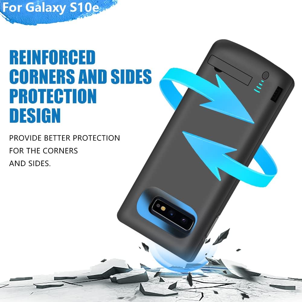 BAHOND S10e, 5000mAh 1.2X (5.8 Inches) Battery Case for Samsung Galaxy Rechargeable Extended Battery Charging Case