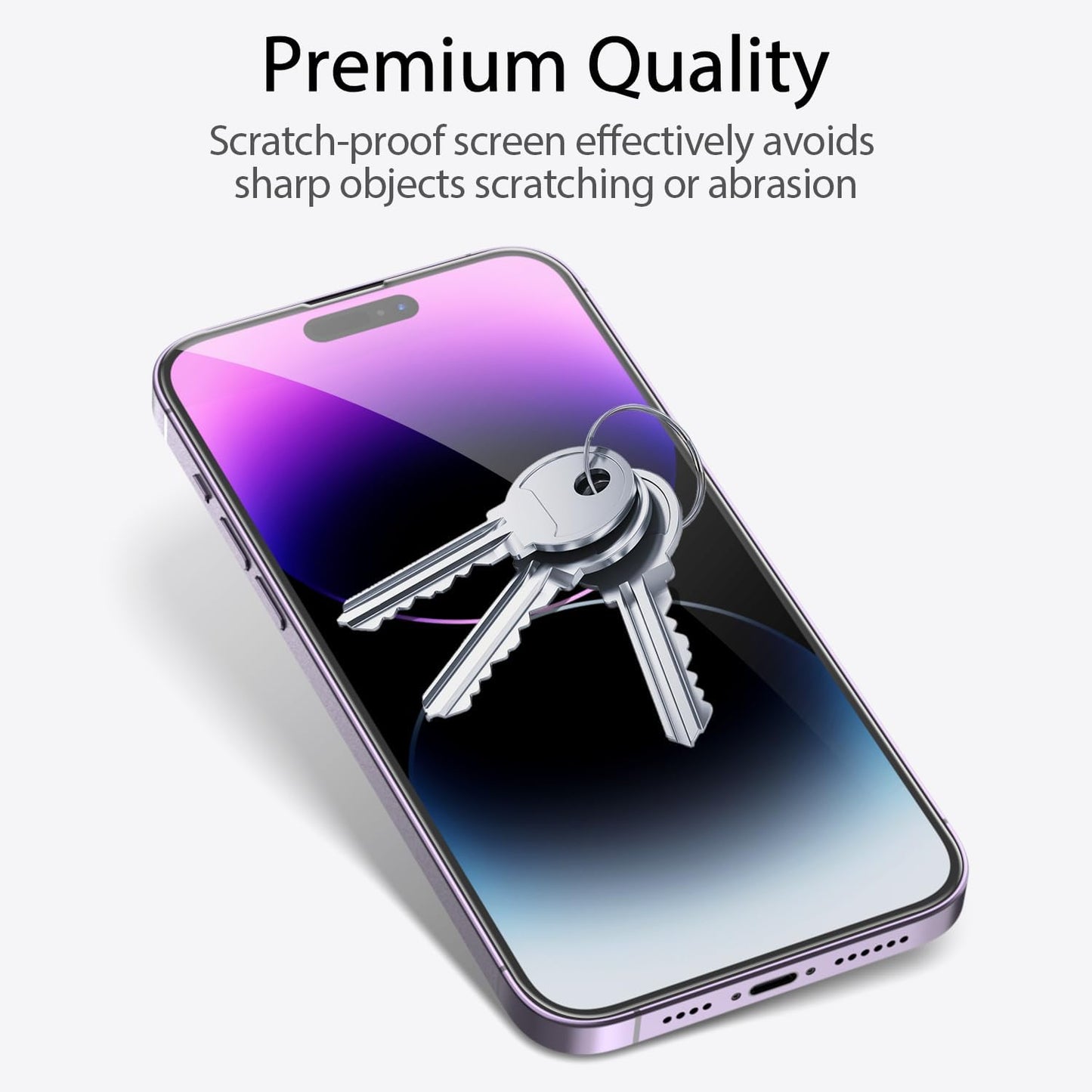 3 Pack 14 Max+3 Pack Cutebe Privacy Screen Protector for iPhone Pro Camera Lens Protector with Tempered Glass, Touch