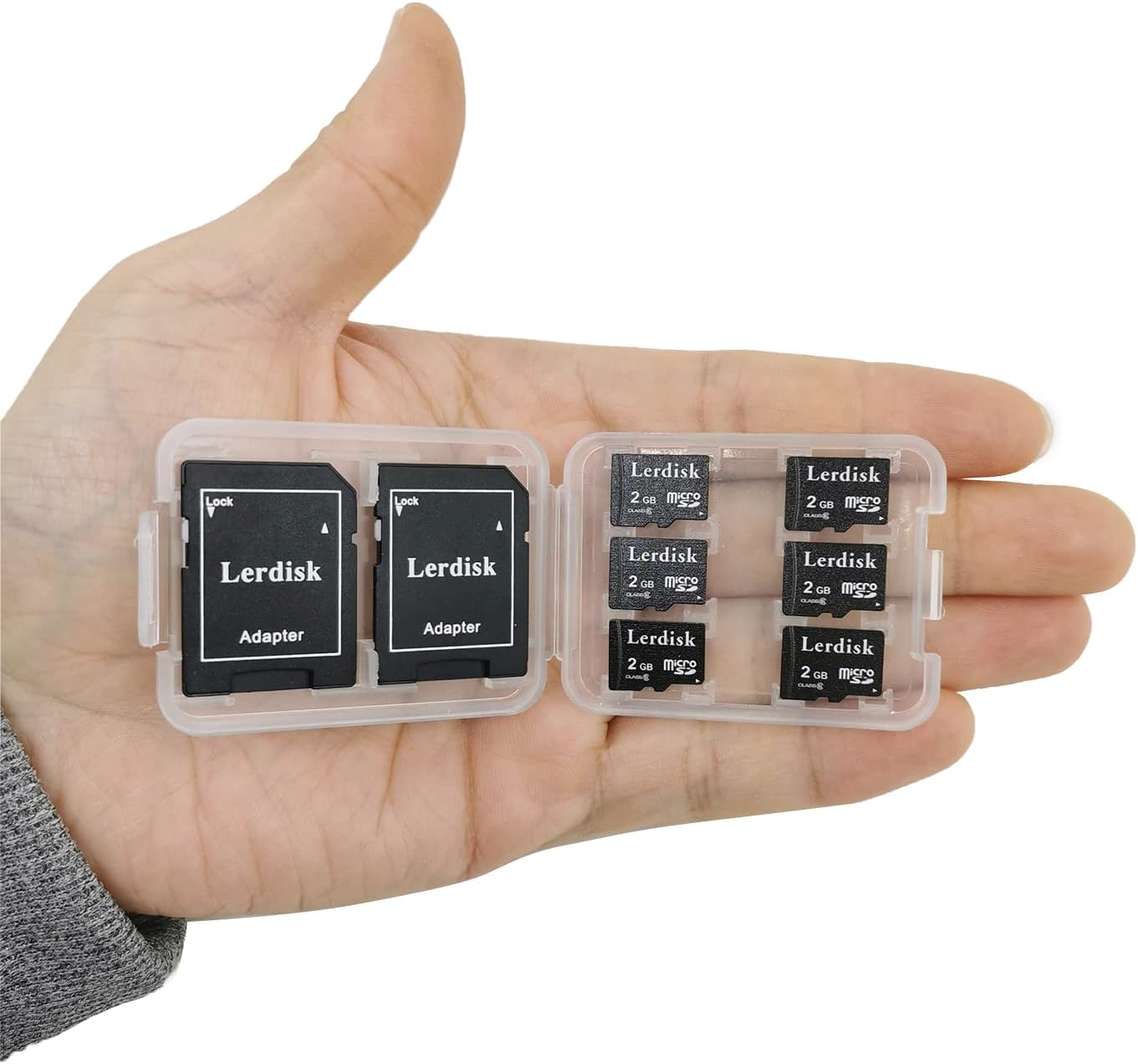 Lerdisk 2GB Pack 6 Licencee(2GB C6) Factory Wholesale Micro SD Card of in Bulk MicroSD with SD Adapter Produced by