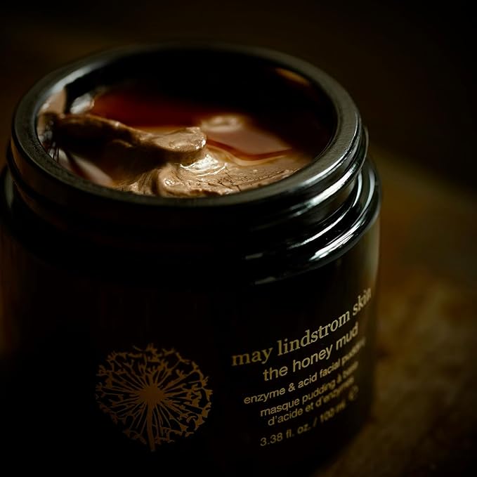 Enzyme and Acid Facial Pudding | Natural Cleansing and Masking | Raw Organic Honey, Silver, White Halloysite Clay, and Aromatic Plant Oils with Natural Exfoliating Acid | The Honey Mud | 100 ml