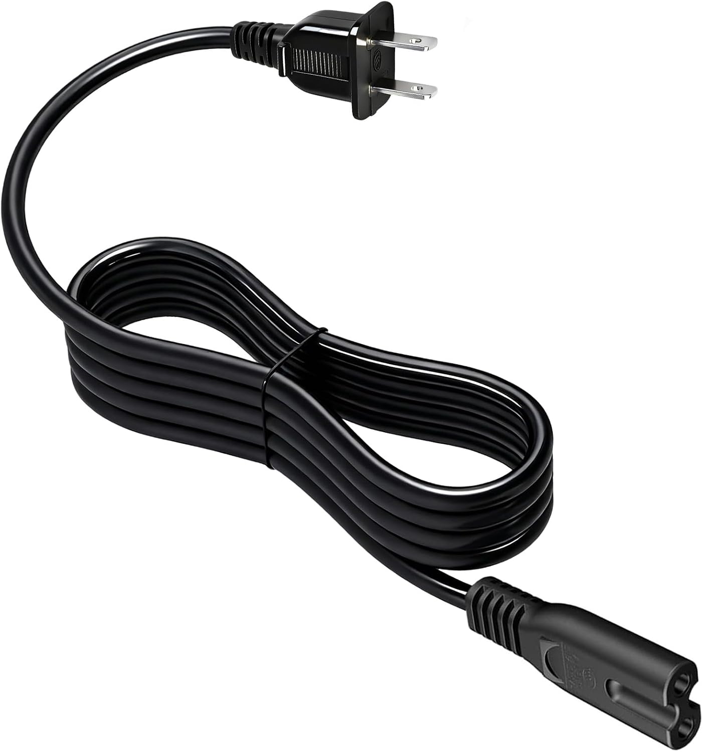 Metasources 8 C9042 C9042W C9042B AC in Power Cord Cable Plug Lead Compatible with EBL Bay Individual Smart Charger AA