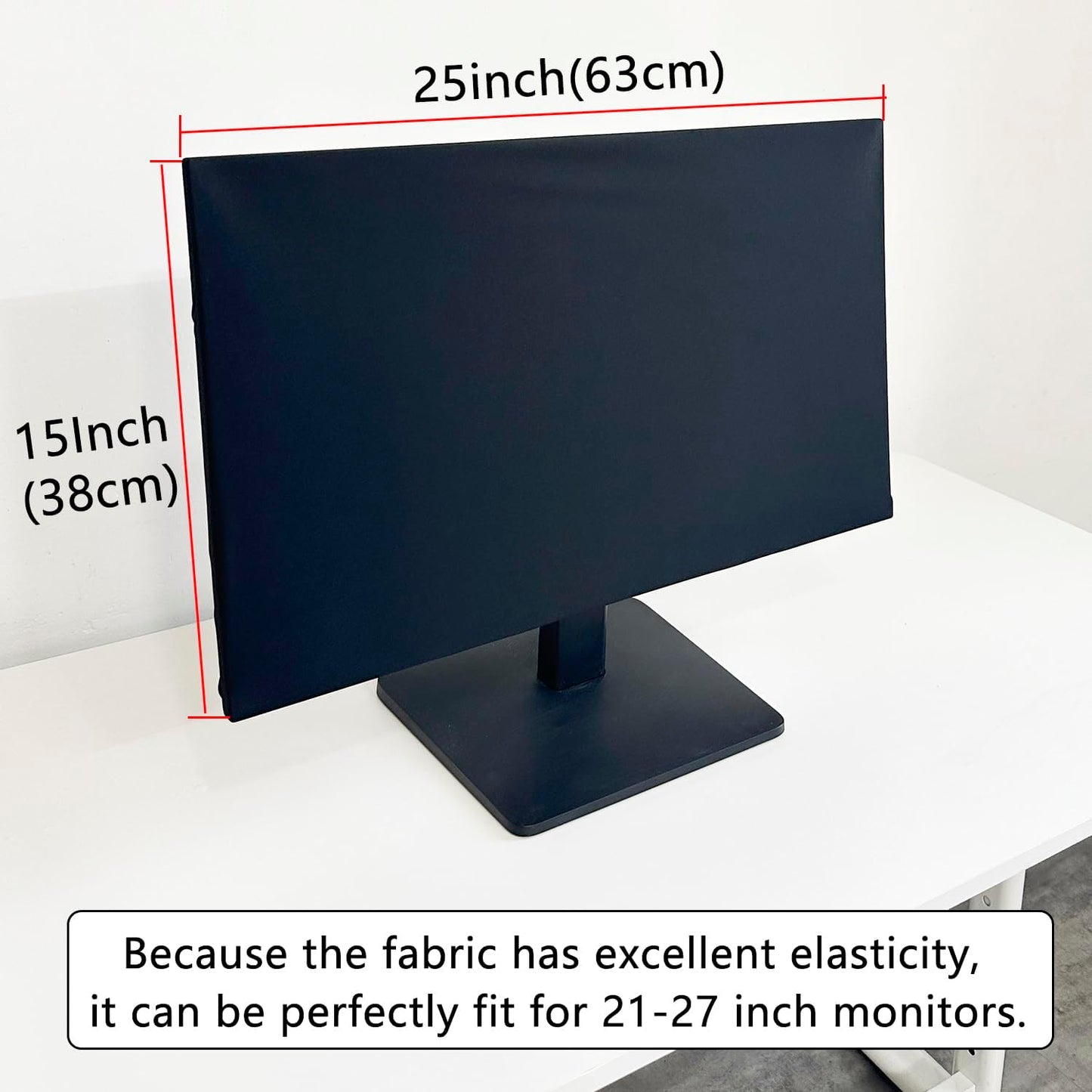 DEEP DEER 19 21 22 23 27 Inch Universal Monitor Dust Cover - Elastic Waterproof Fabric, Fits computer Screens