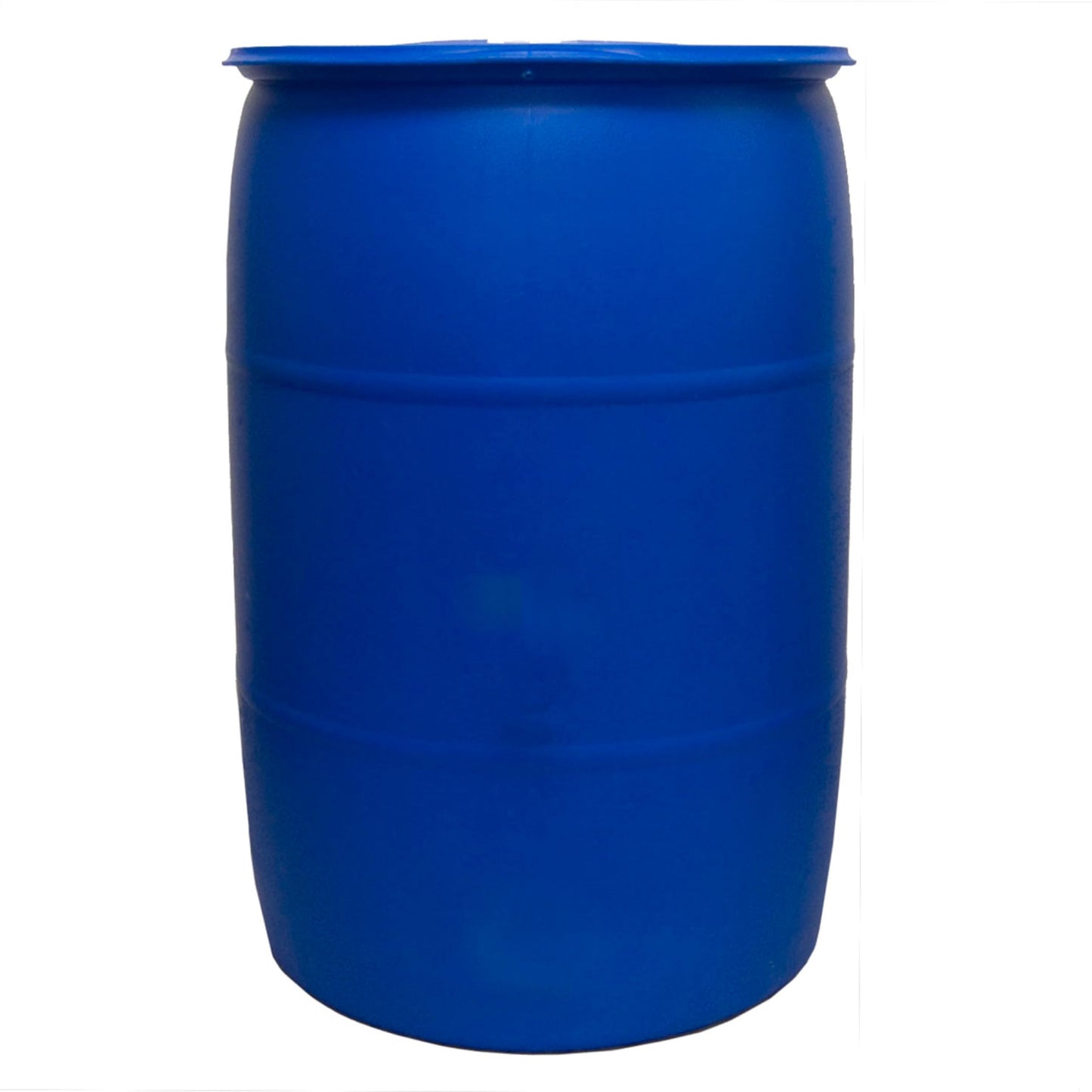 Bushman 55 Gallon Stackable Tight Head Drum - Closed Lid Blue