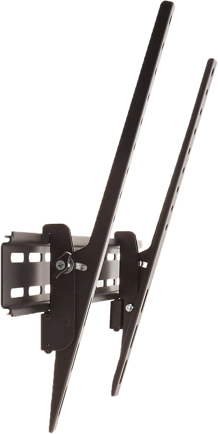 Amazon Basics 37" 80" 120 lbs, Heavy-Duty Tilting TV Wall Mount for to TVs up to Black