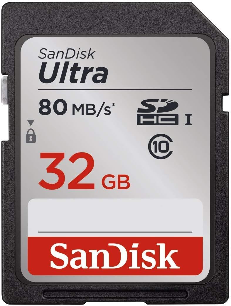 Sandisk 32GB 10 80MB/s (SDSDUNC-032G-GN6IN) Ultra Class SDHC UHS-I Memory Card up