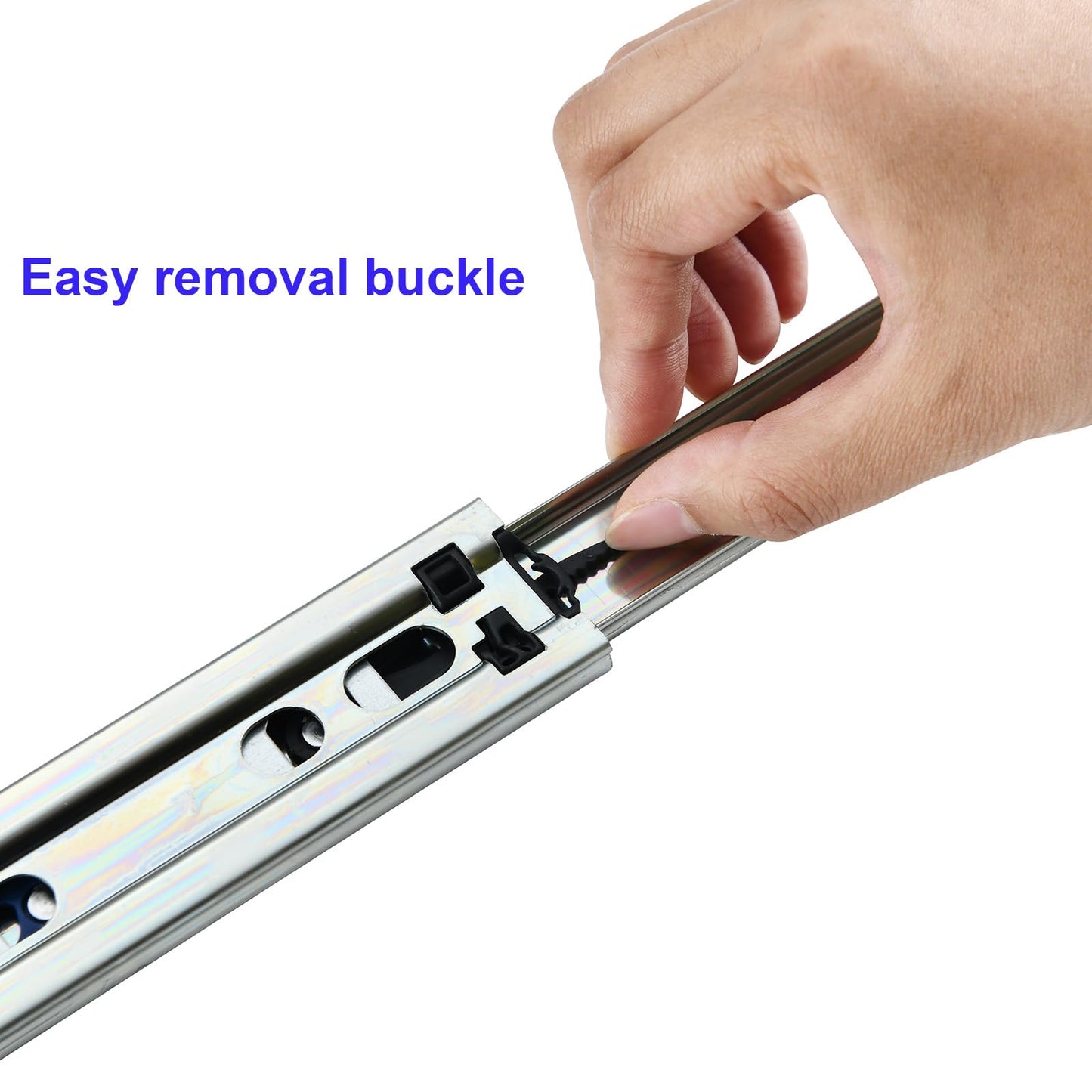 Tobinice 20 Inch Soft Close Drawer Slides,2 Pairs Heavy Duty 100 LB Capacity Full Extension Ball Bearing Side Mount Drawer Glides