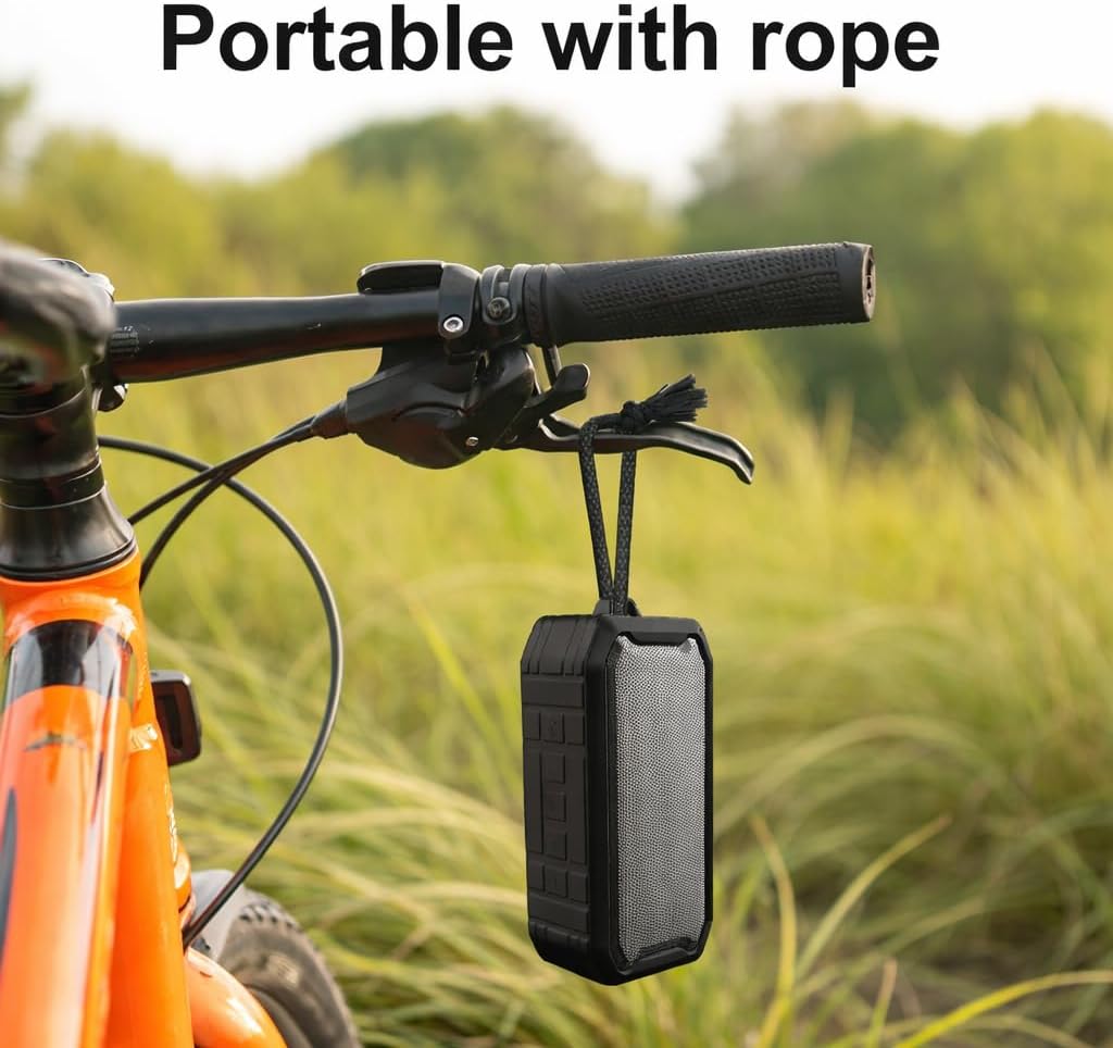 M MAYHEY IPX7 360 8 5W 5.0, Portable Bluetooth Speaker Waterproof, Surround Sound, Hours Playback, HD Sound, Bluetooth