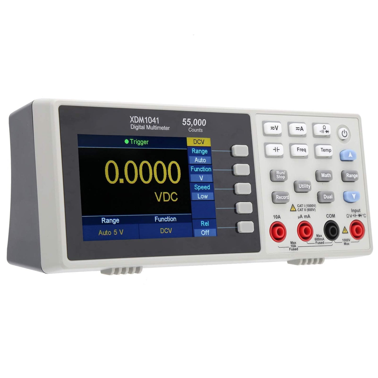 LiebeWH Digital Multimeter Mini Desktop True RMS 55000 Counts LCD Display Voltage Current Tester(US Plug)
