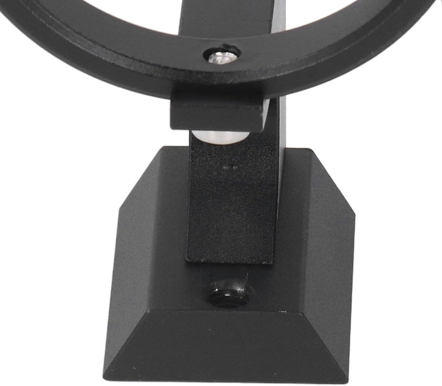 1/4 Inch Telescope Finder Scope Mount, Adjustable Bracket with Fixing Ring and Screw for Astronomical Telescopes