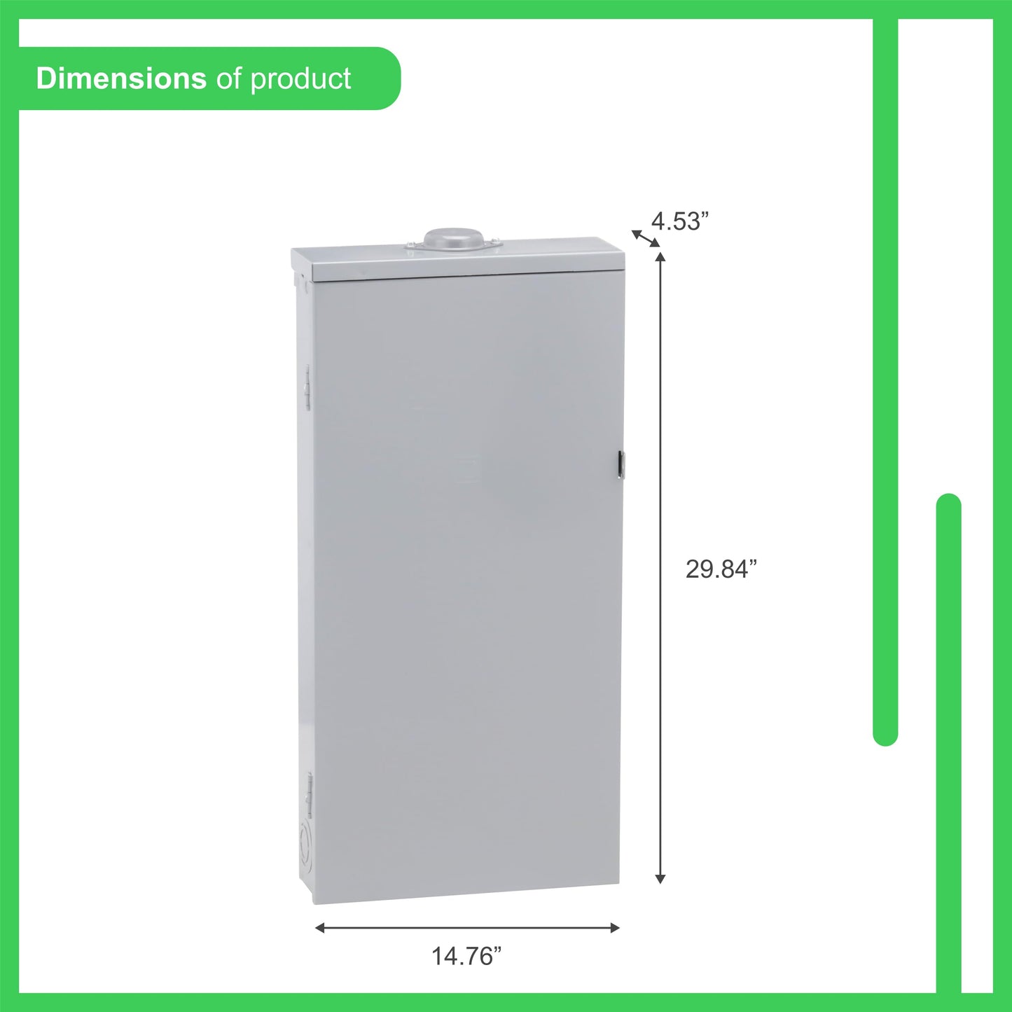 Square D - HOM2040M200PRB Homeline 200 Amp 20-Space 40-Circuit Outdoor Main Breaker Load Center (Plug-on Neutral Ready),