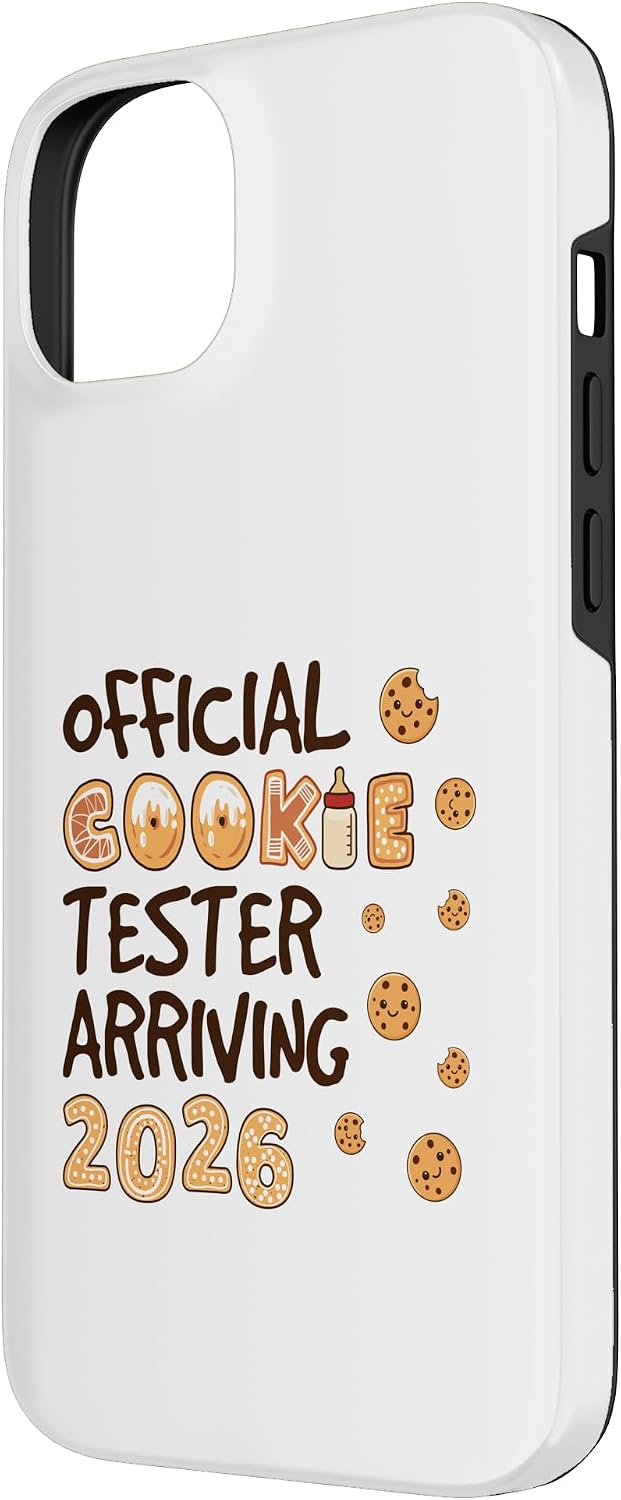 BadyA's 2026 14 Official Cookie Tester Christmas Pregnancy Announcement Case for iPhone Plus