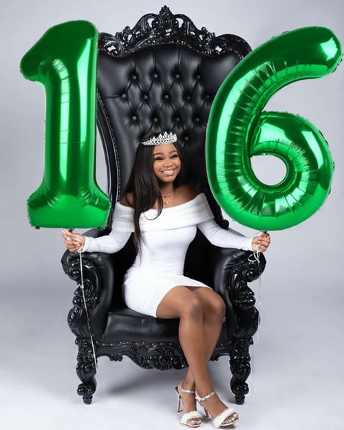 40 Inch Dark Green Number 8 Balloon | Perfect for 8th Birthday Parties, Weddings & Graduations