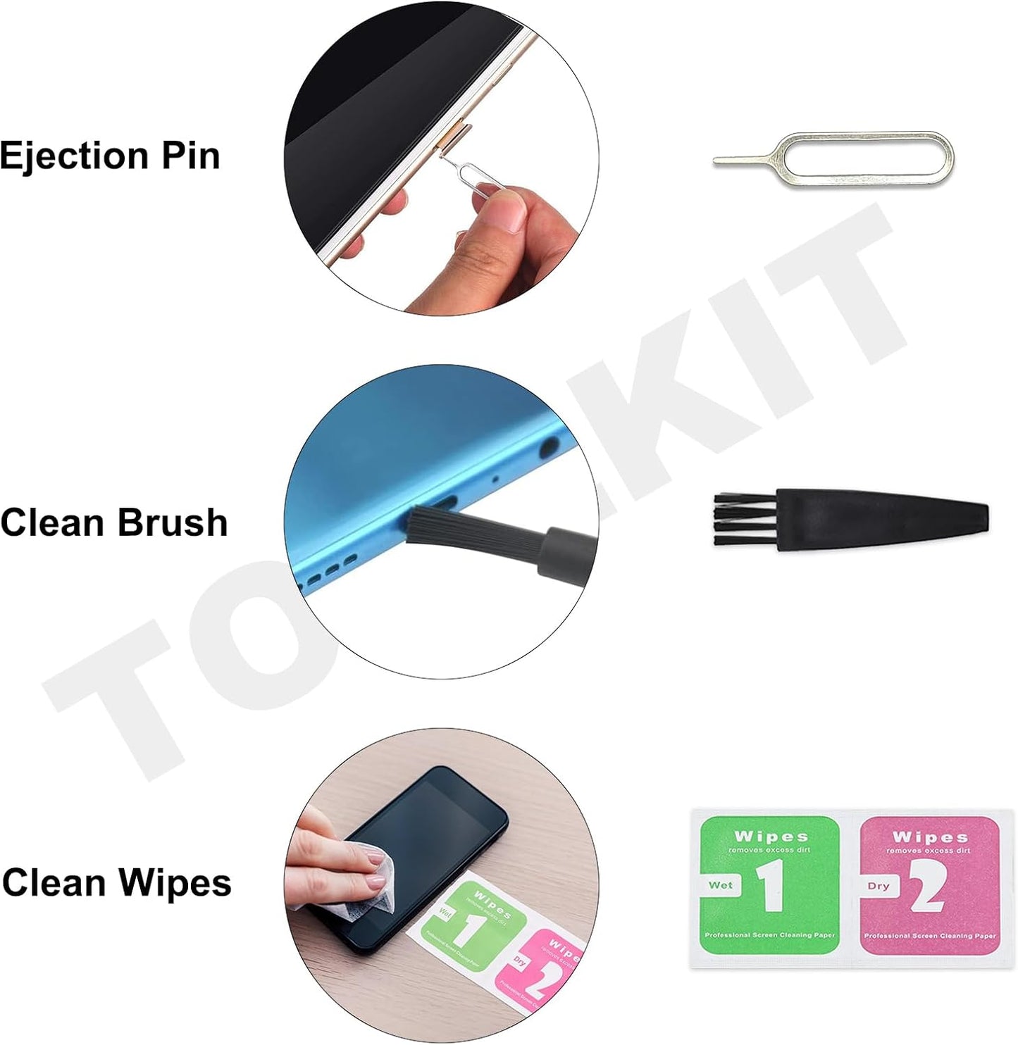BATLABB 2 S9 S9 PCS for Galaxy Tab FE Single SIM Card Tray Replacement, Single SIM Card Slot Holder Compatible