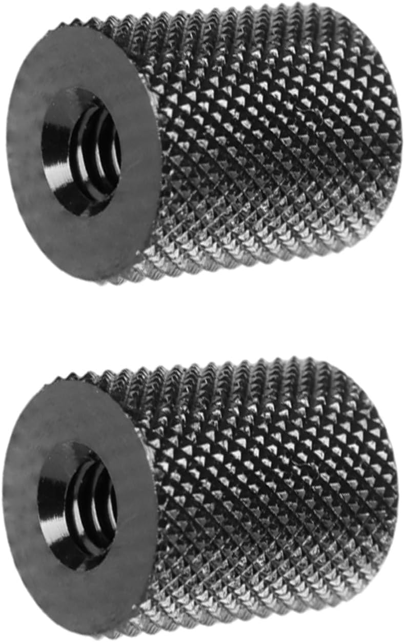 JINPIAOPIAO 2Pcs 1/4Inch 1/4Inch Aluminum Alloy Female to Female Thread Adapters for Camera Tripods Monopod Selfie