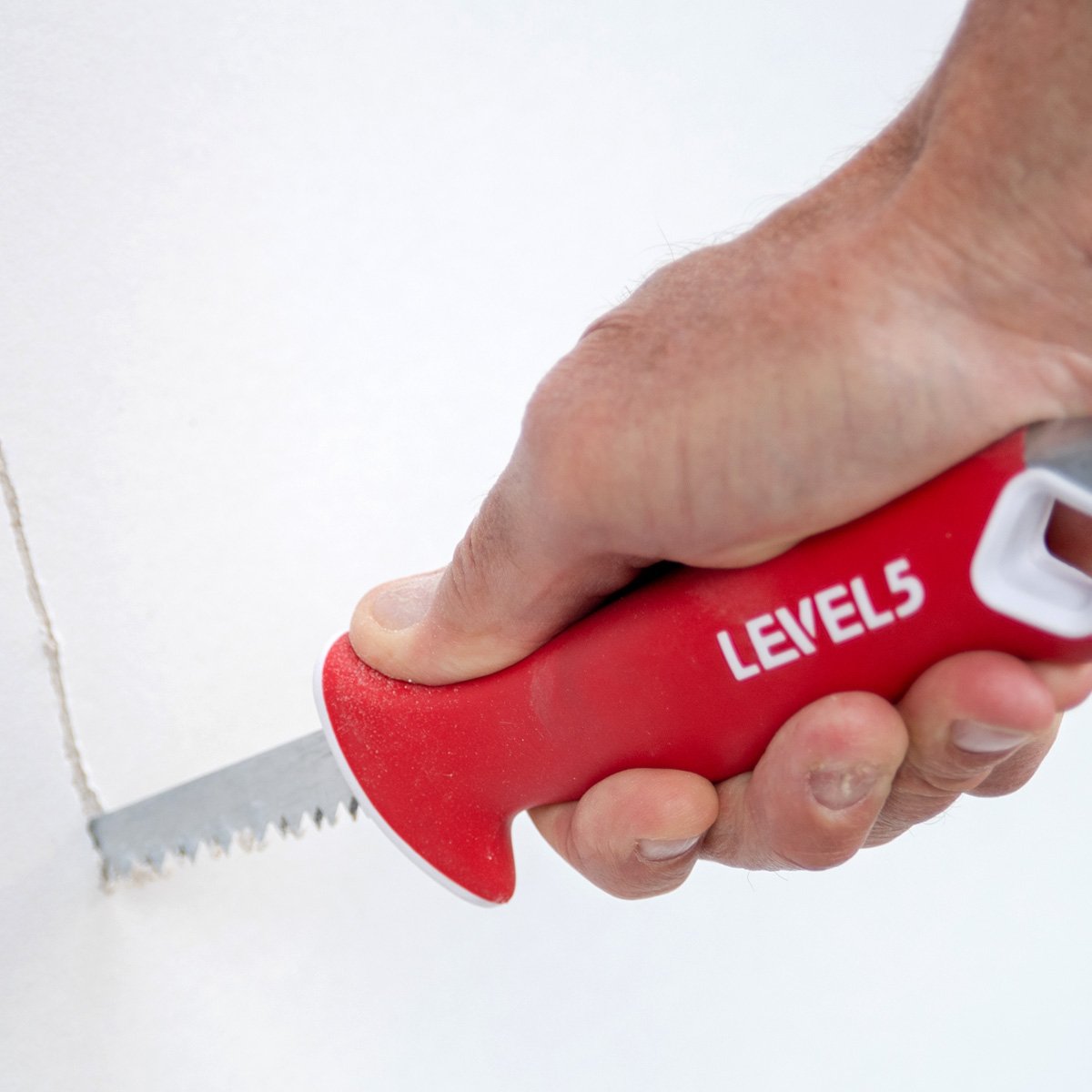 LEVEL5 Drywall Flat Box Extension Handle, 23" to 32" Pro-Grade, Anodized Aluminum | 4-782