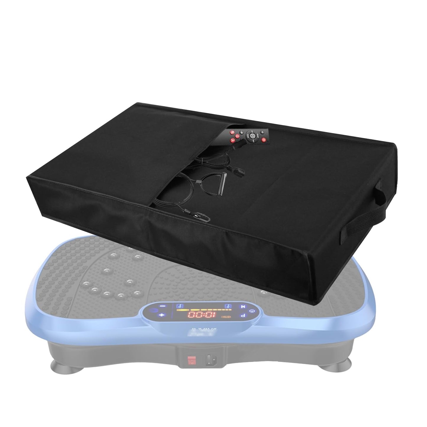Vibration Plate Dust Cover Lid Heavy Duty Waterproof Dustproof Nylon Protective Cover Case for AXV/for SoftGym Vibration Plate Weight Loss Machine Exercise Machine /Vibration Platform Machines