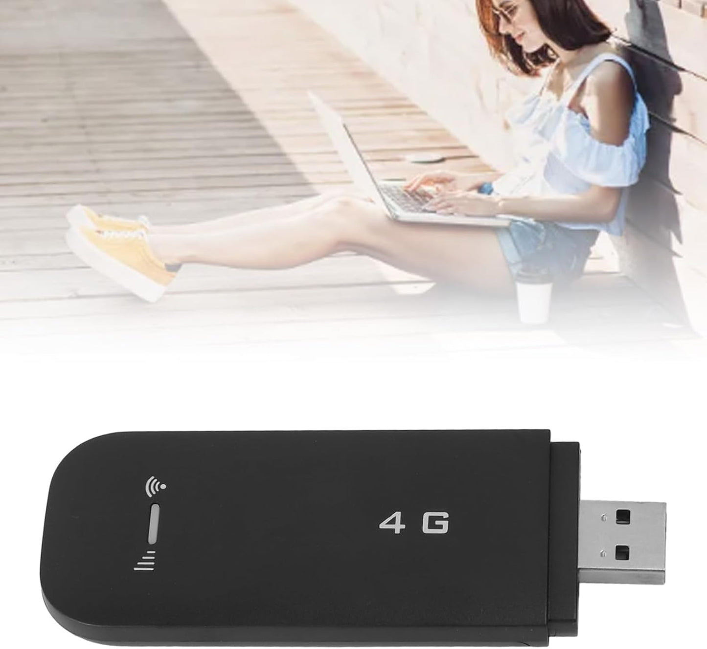 Dpofirs 4G 4G 10 Portable Hotspot for Travel, LTE USB Modem Dongle Router with Hotspot, Modem Hotspot Router with SIM