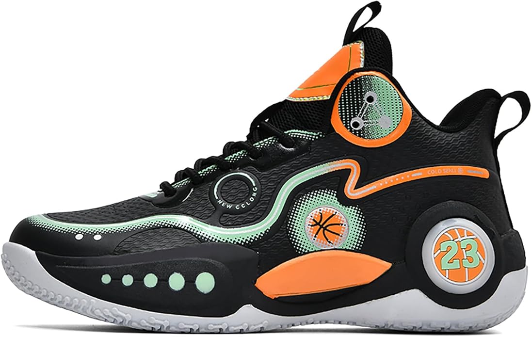 Boys Basketball Shoes Breathable Indoor Athletic Shoes Youth Outdoor Fashion Sneakers Comfortable Basketball Shoes for Girls