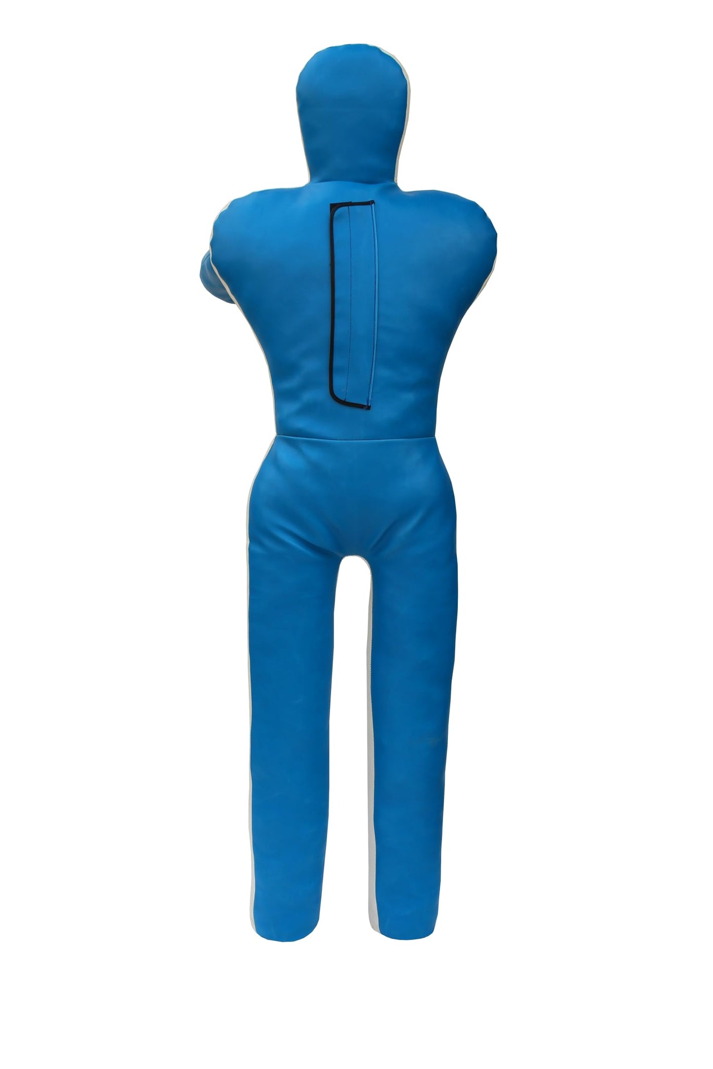 Grappling Dummy for Adult BJJ Judo Wrestling Standing Position Brazilian JIU Jitsu MMA Sparring Self Defense Training Vinyl Dummy – UNFILLED (Blue White, 6FT - (70 Inches))
